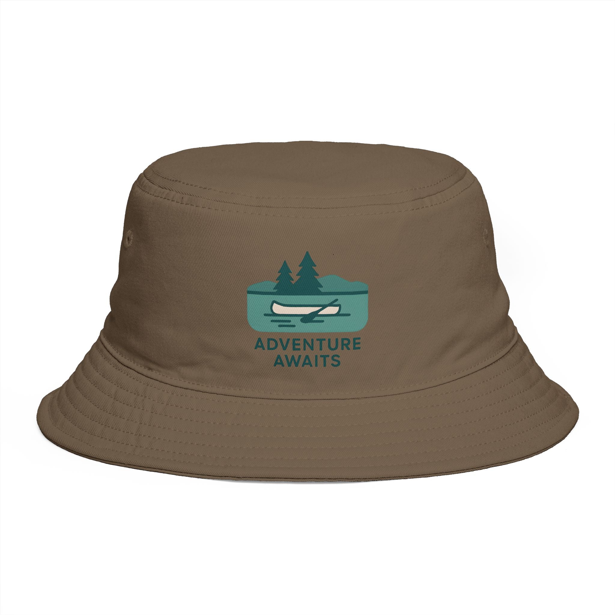 Adventure Awaits Bucket Hat | Canoe & Lake Outdoor Travel Hat
