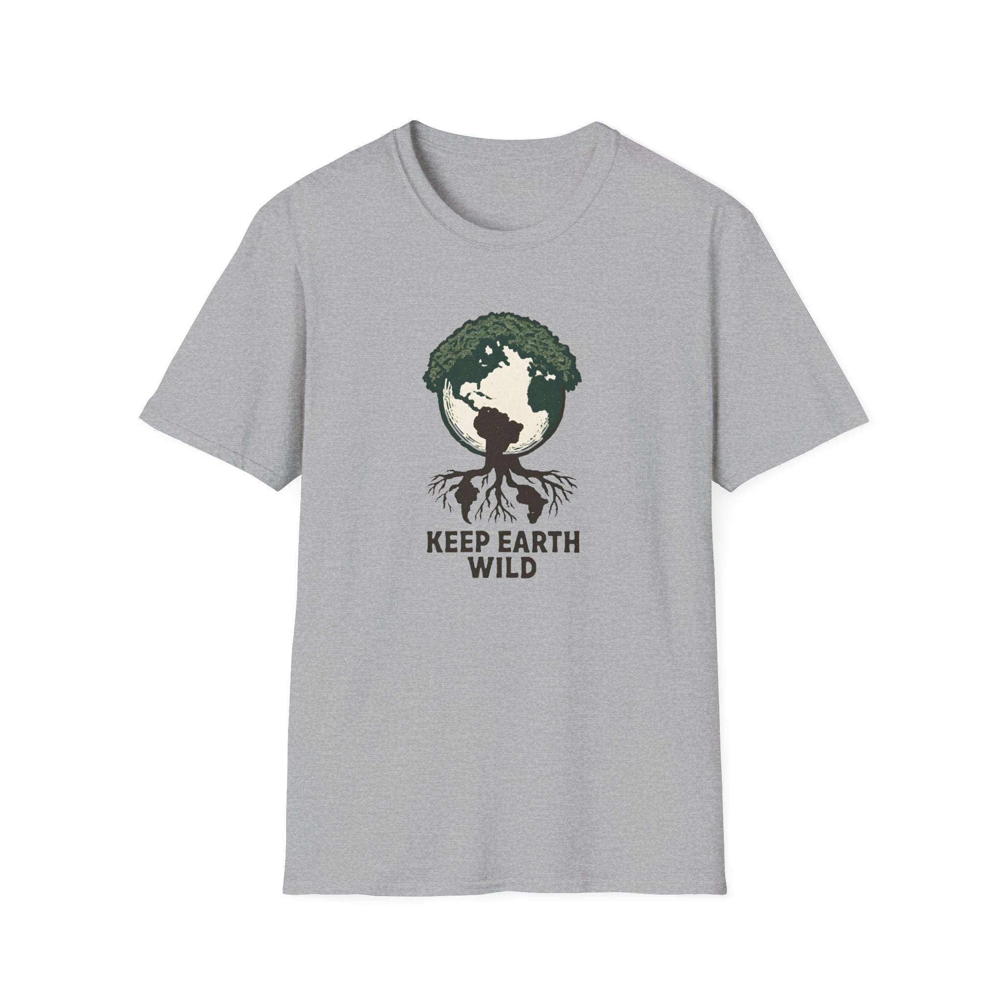 Keep Earth Wild T-Shirt | Eco Nature Conservation Tee