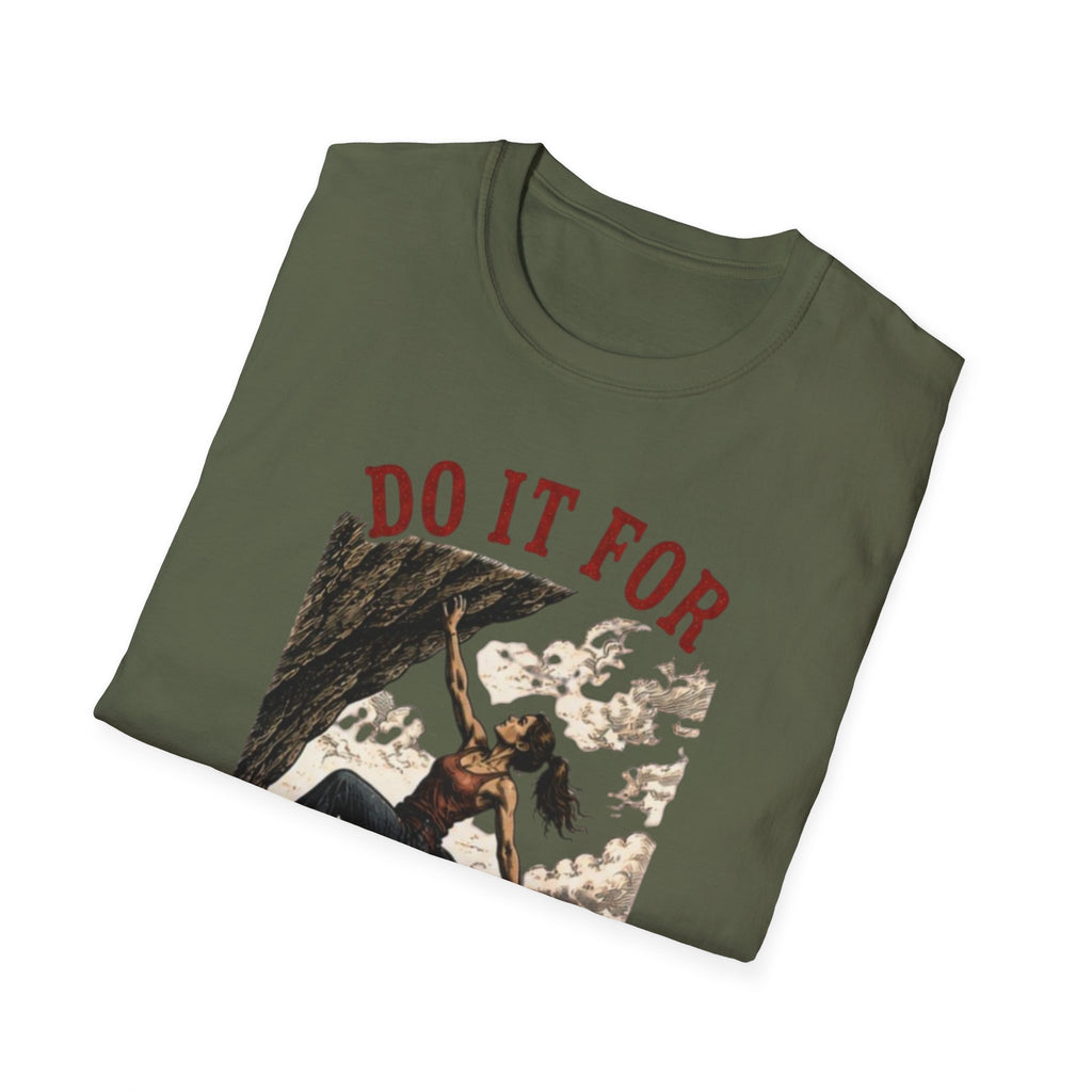 Do It For The Plot Graphic T-Shirt | Adventure Climber Vintage Design