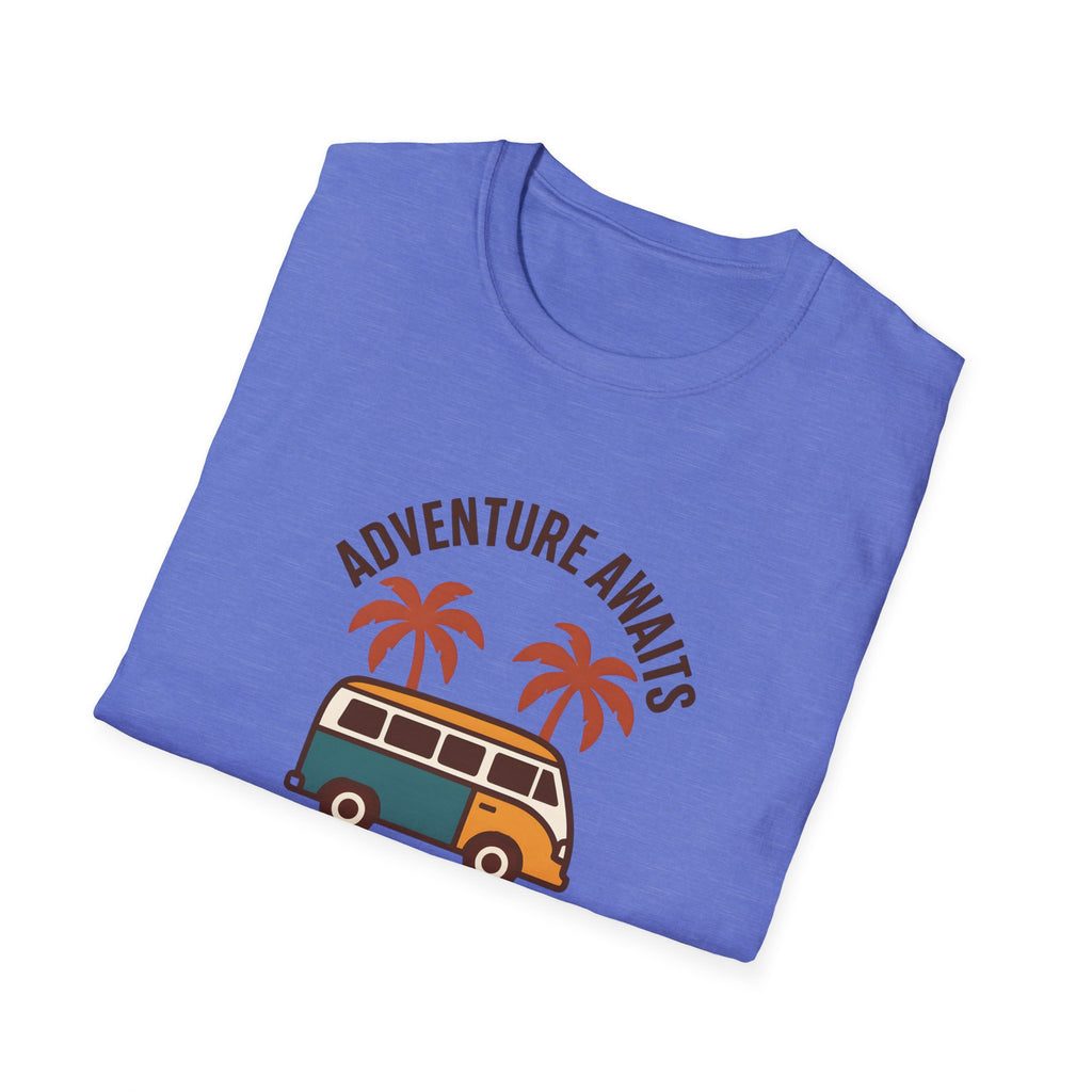 Adventure Awaits Van T-Shirt | Travel Camper Graphic Tee