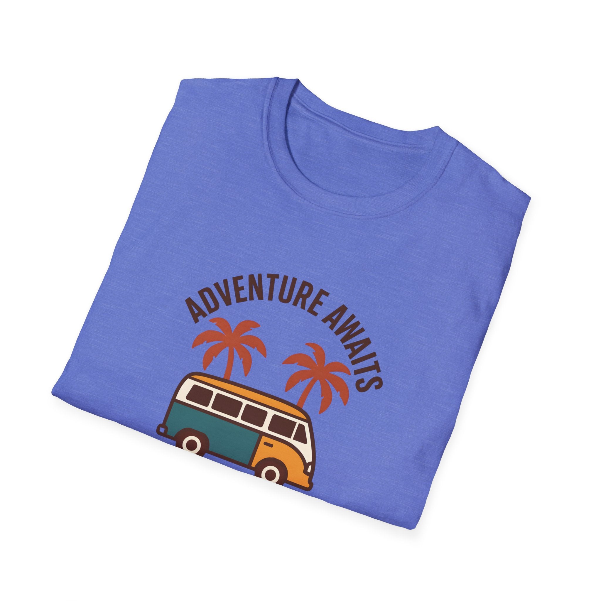 Adventure Awaits Van T-Shirt | Travel Camper Graphic Tee