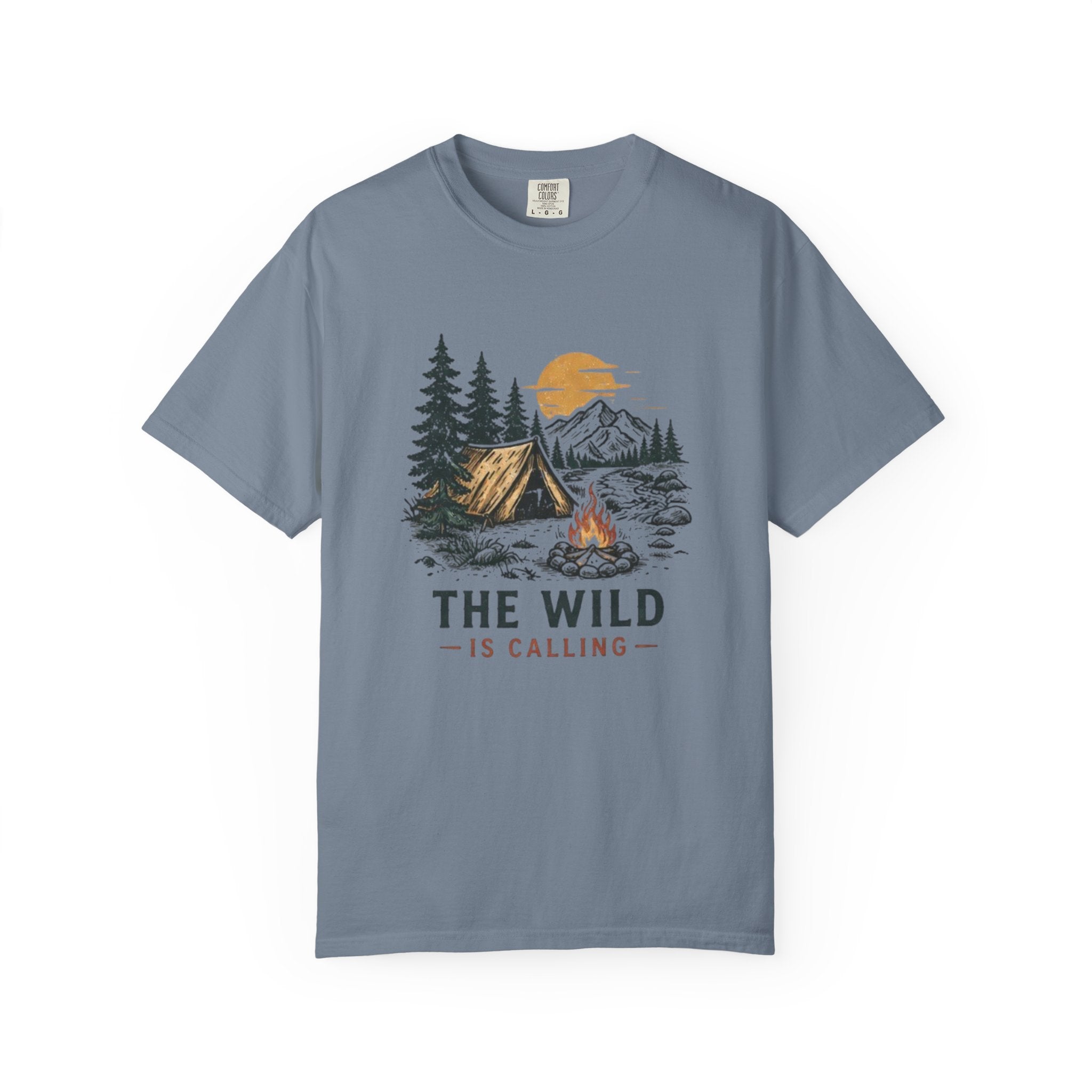 Camping T-Shirt | The Wild Is Calling Graphic Tee