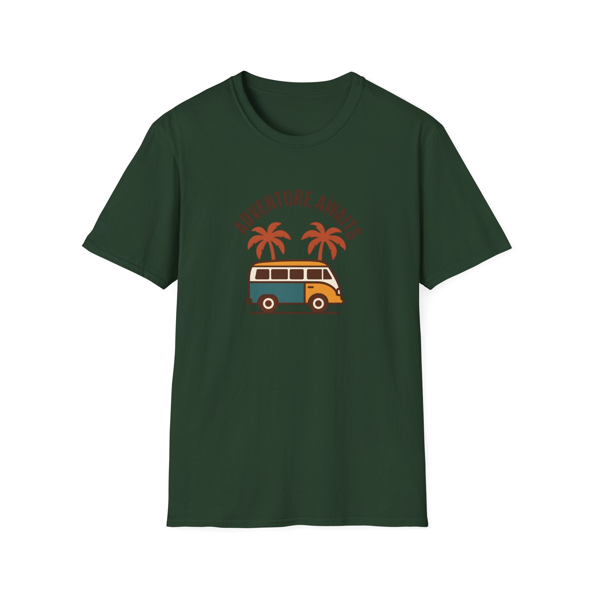 Adventure Awaits Van T-Shirt | Travel Camper Graphic Tee
