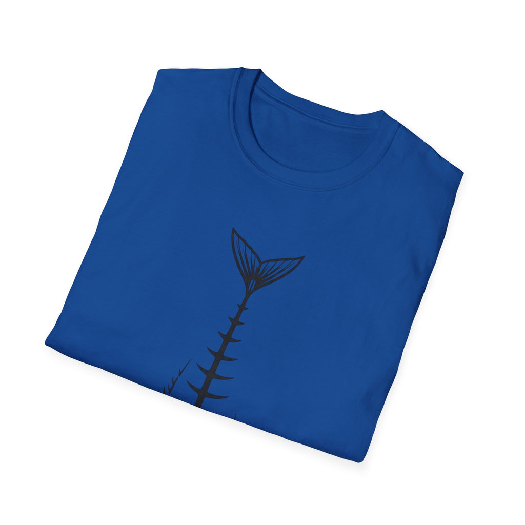 Fish Skeleton Graphic T-Shirt | Minimal Fish Tee