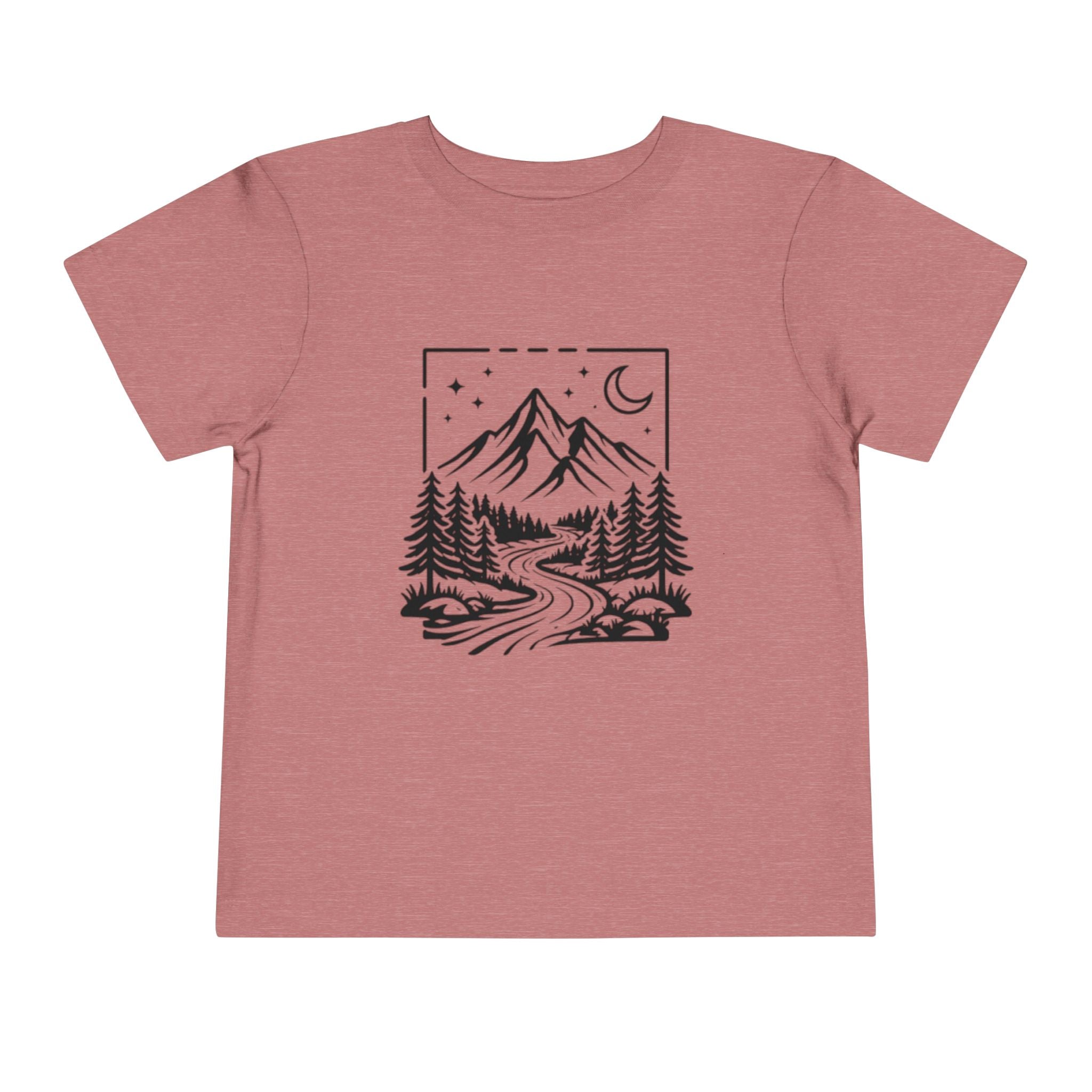 Toddler Tee | Moonlit Mountain Adventure Graphic