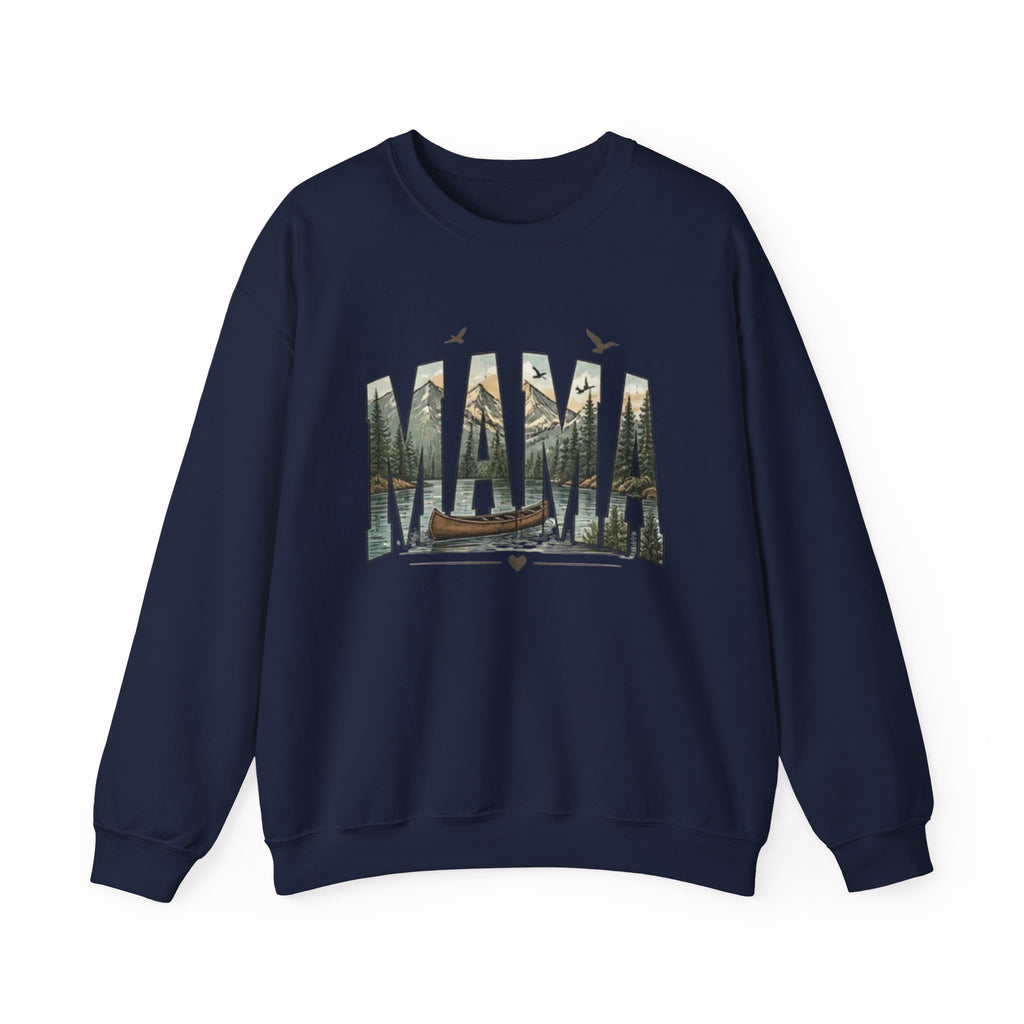 Mama Graphic Sweatshirt | Nature Canoe Design | Mothers Day Gift