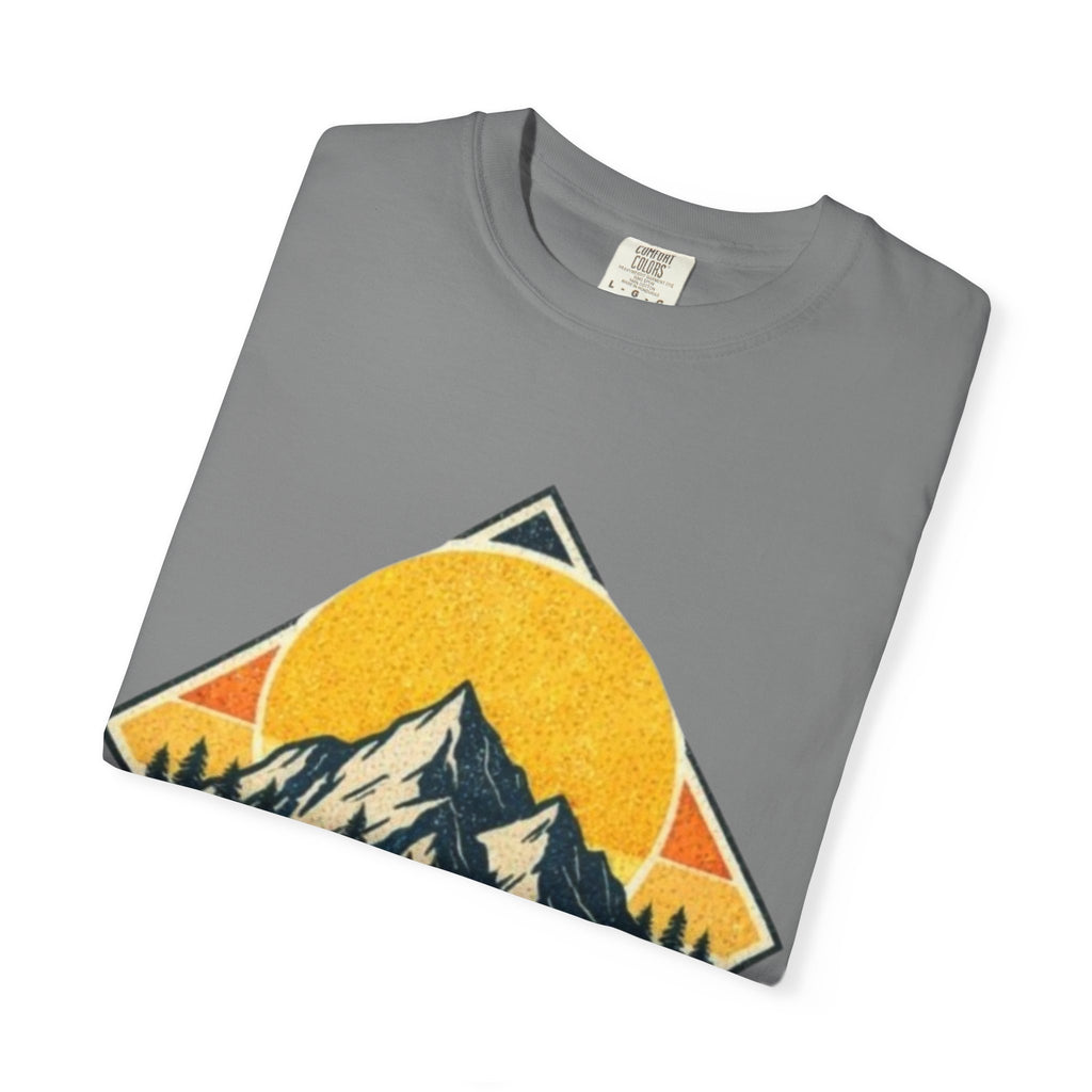 Mountain Sunset T-Shirt | Retro Outdoor Graphic Tee