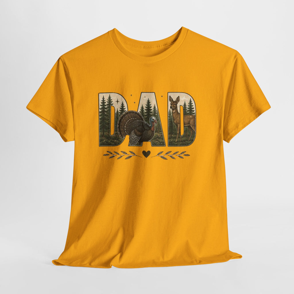 Dad Nature Crewneck Tee | Outdoor Turkey Hunting Fathers Day Shirt