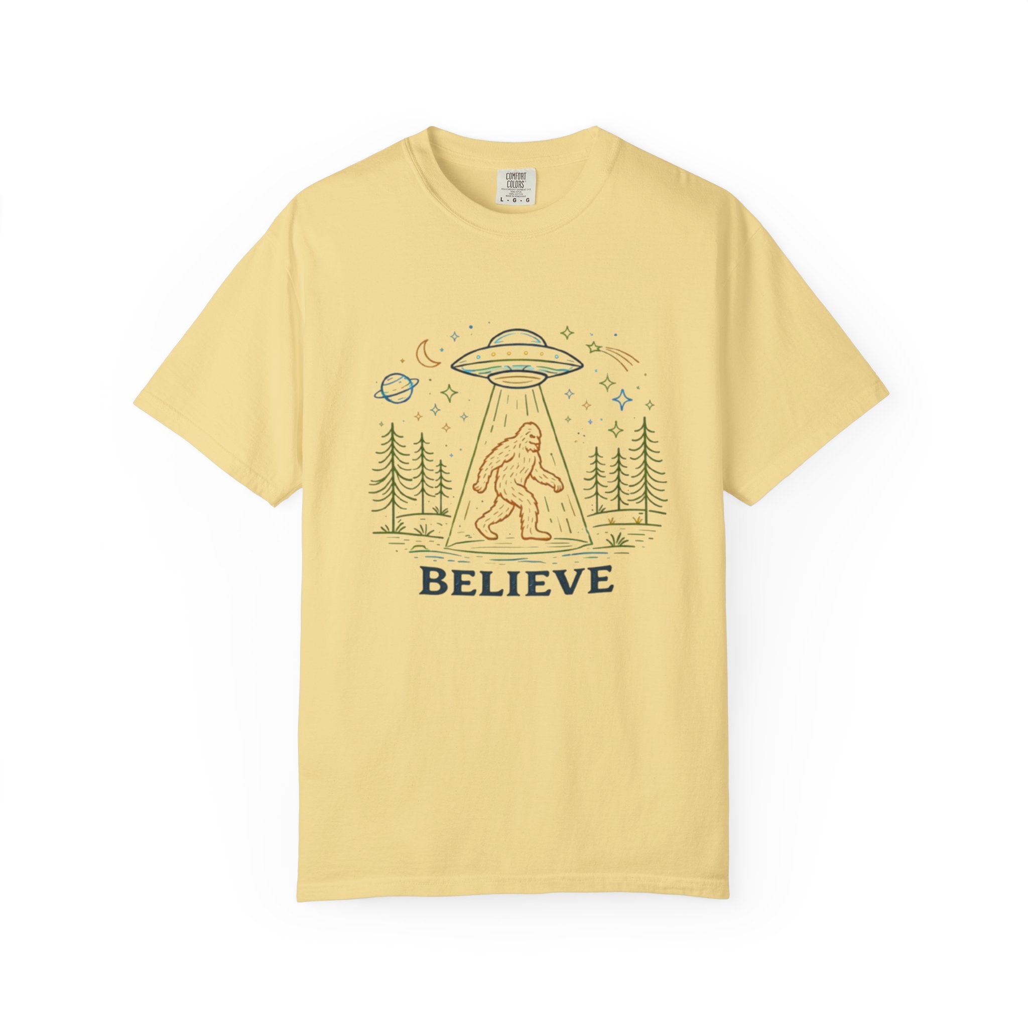 Believe Sasquatch UFO T-Shirt