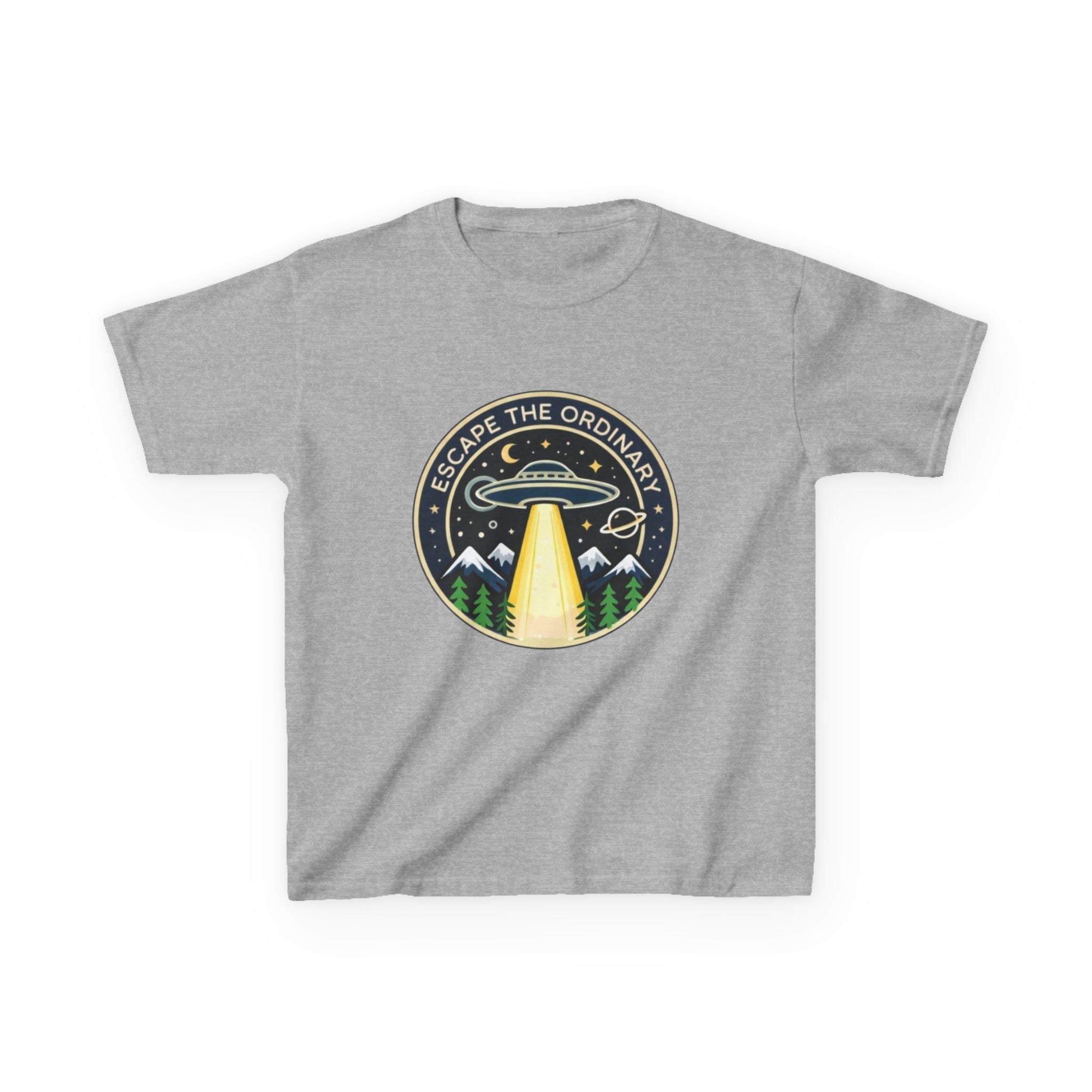 Kids T-Shirt | Escape the Ordinary UFO Adventure Graphic