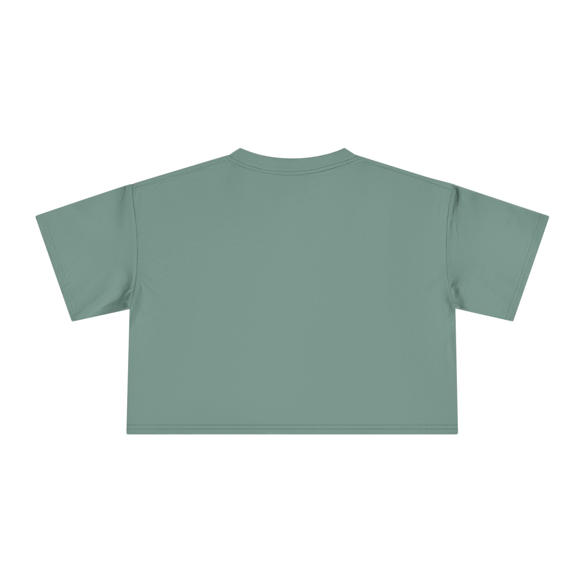 Crop Tee | "Chase Sunsets Not People" Retro Sunset Graphic