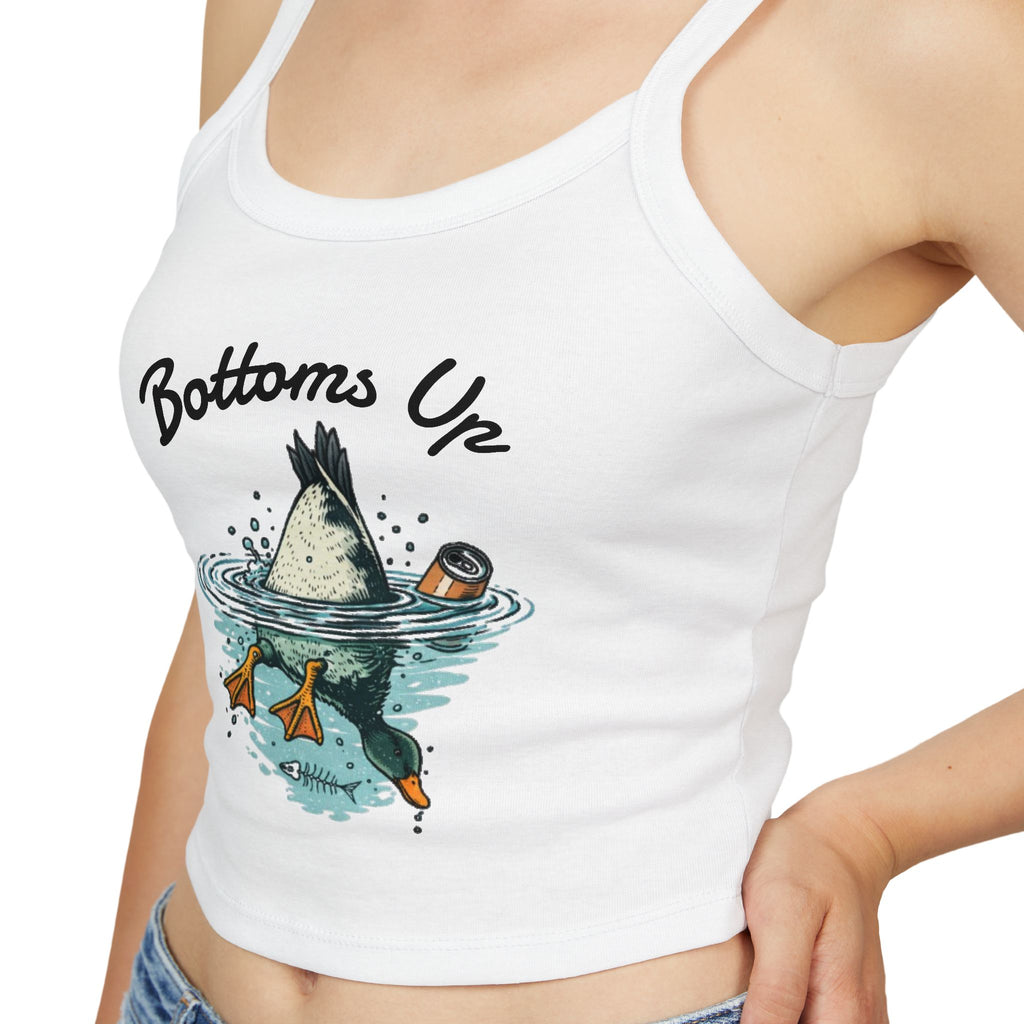 Bottoms Up Duck Diving Tank Top | Womens Spaghetti Strap Swim Shirt