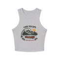 Lake Escape Racer Tank | "Find Your Peace" Graphic Tank Top