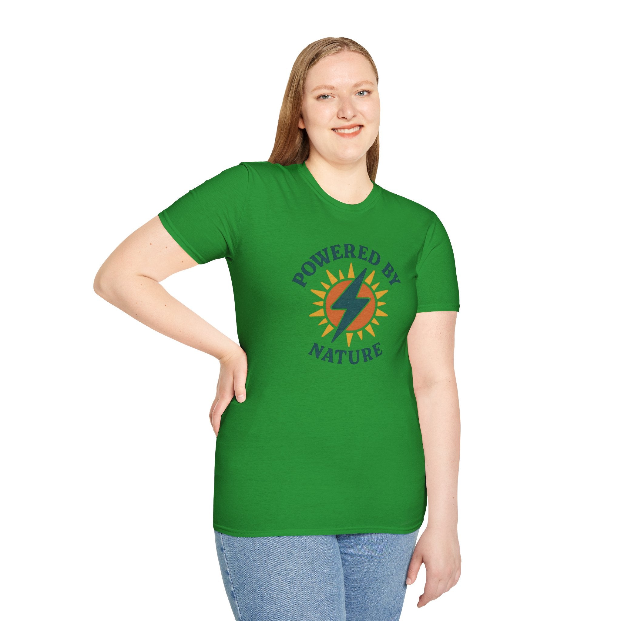 Powered by Nature T-Shirt | Eco-Inspired Graphic Tee