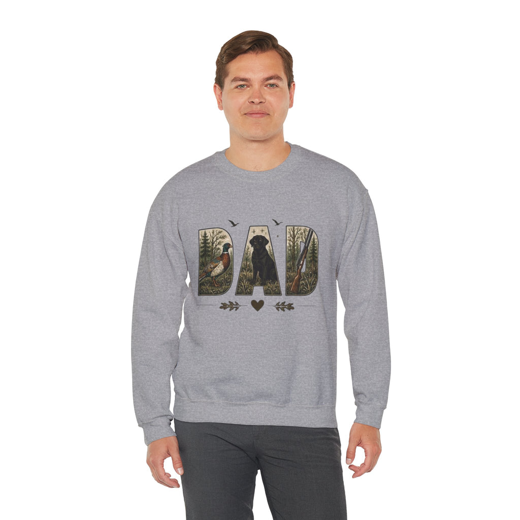 Dad Woodland Hunting Crewneck Sweatshirt | Fathers Day Gift