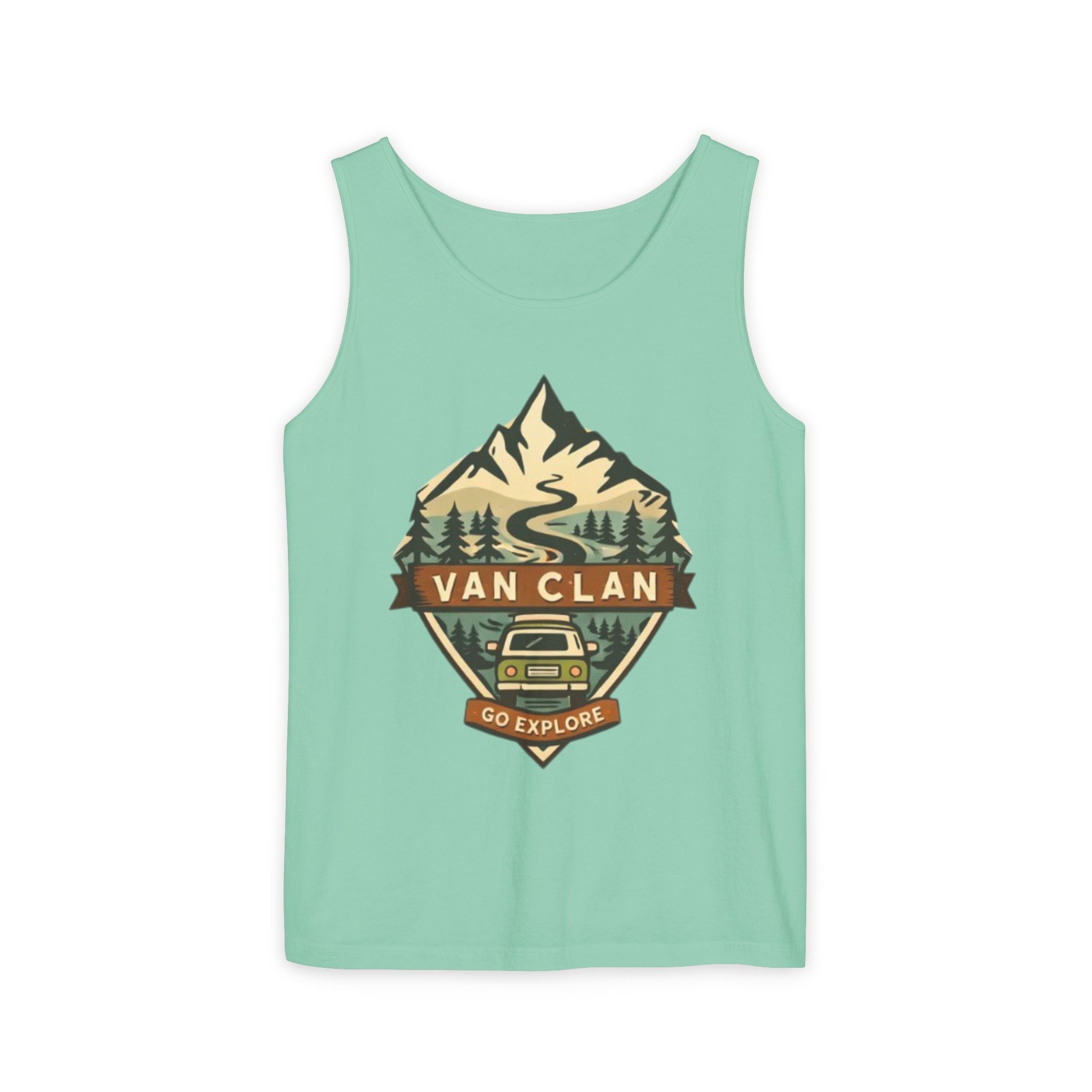 Van Clan Go Explore Tank Top | Adventure Van life Graphic Tank