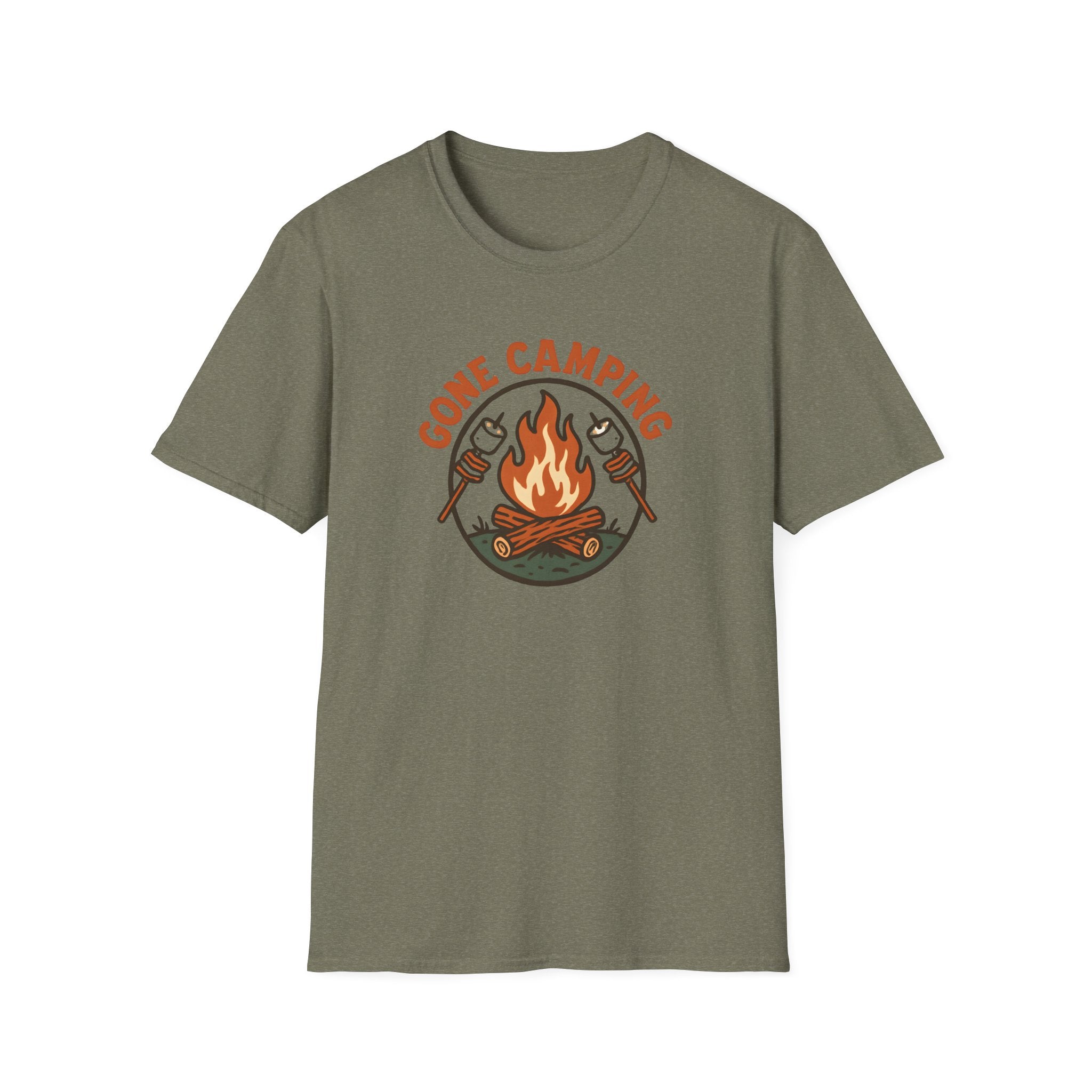 Gone Camping Campfire T-Shirt