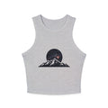 Galaxy Mountain Racer Tank Top | Night Sky Mountain Graphic Tank