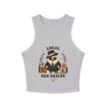 Local Egg Dealer Tank Top | Cute Chick Gangster Graphic Racerback