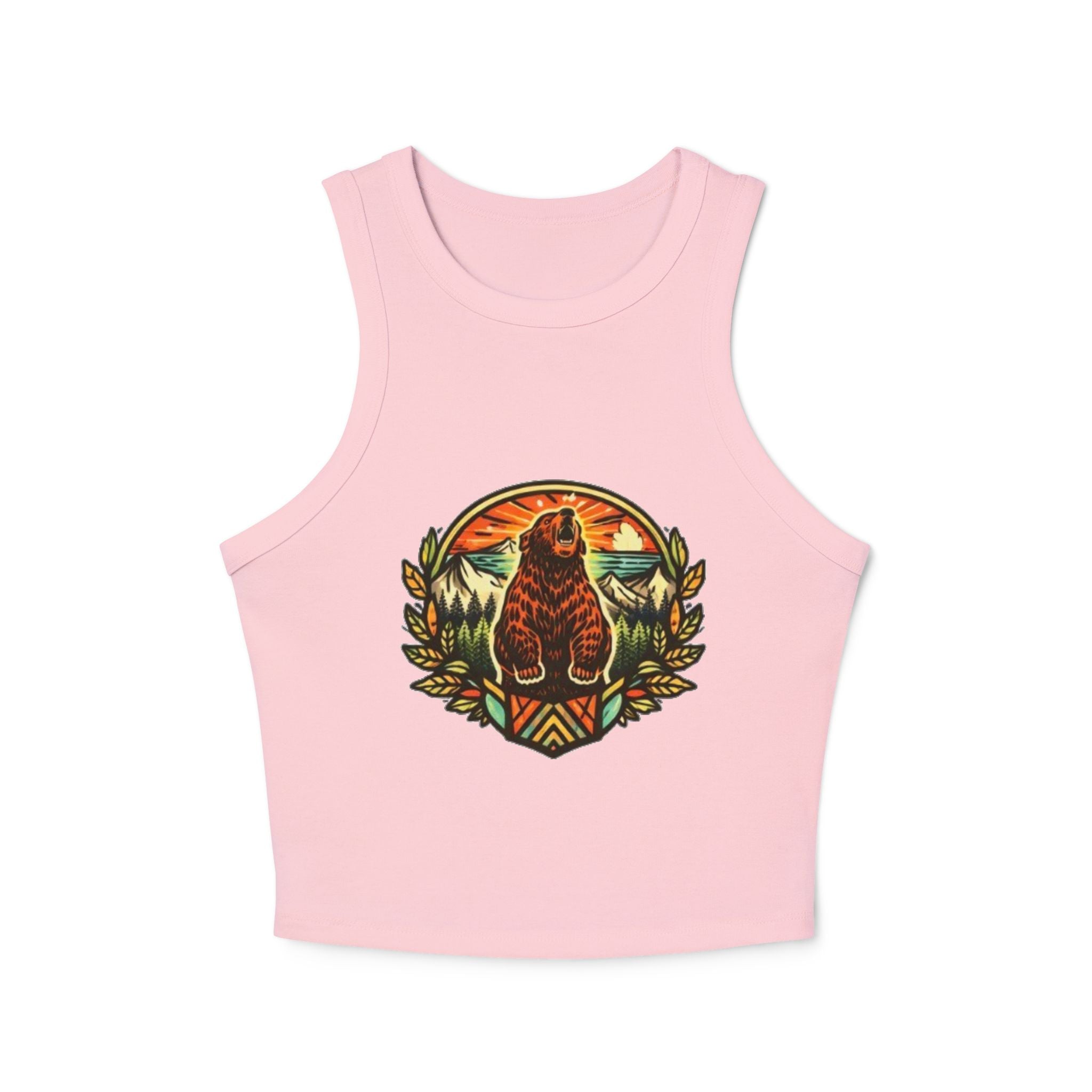 Women's Micro Rib Racer Tank Top