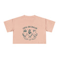 Crop Tee | "Local Egg Dealer" Cute Chickens Graphic for Farm Girl