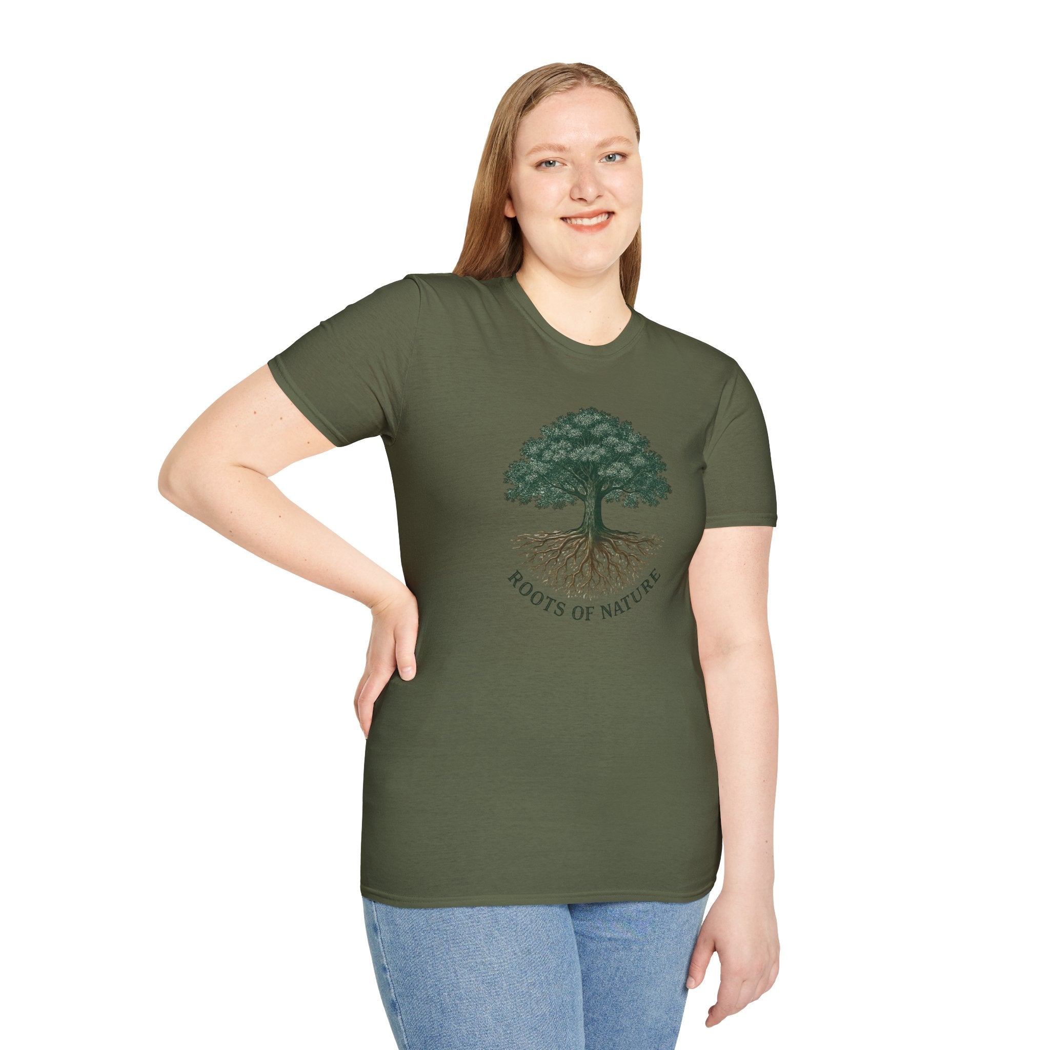Tree with Exposed Roots T-Shirt | Nature Roots Graphic Tee
