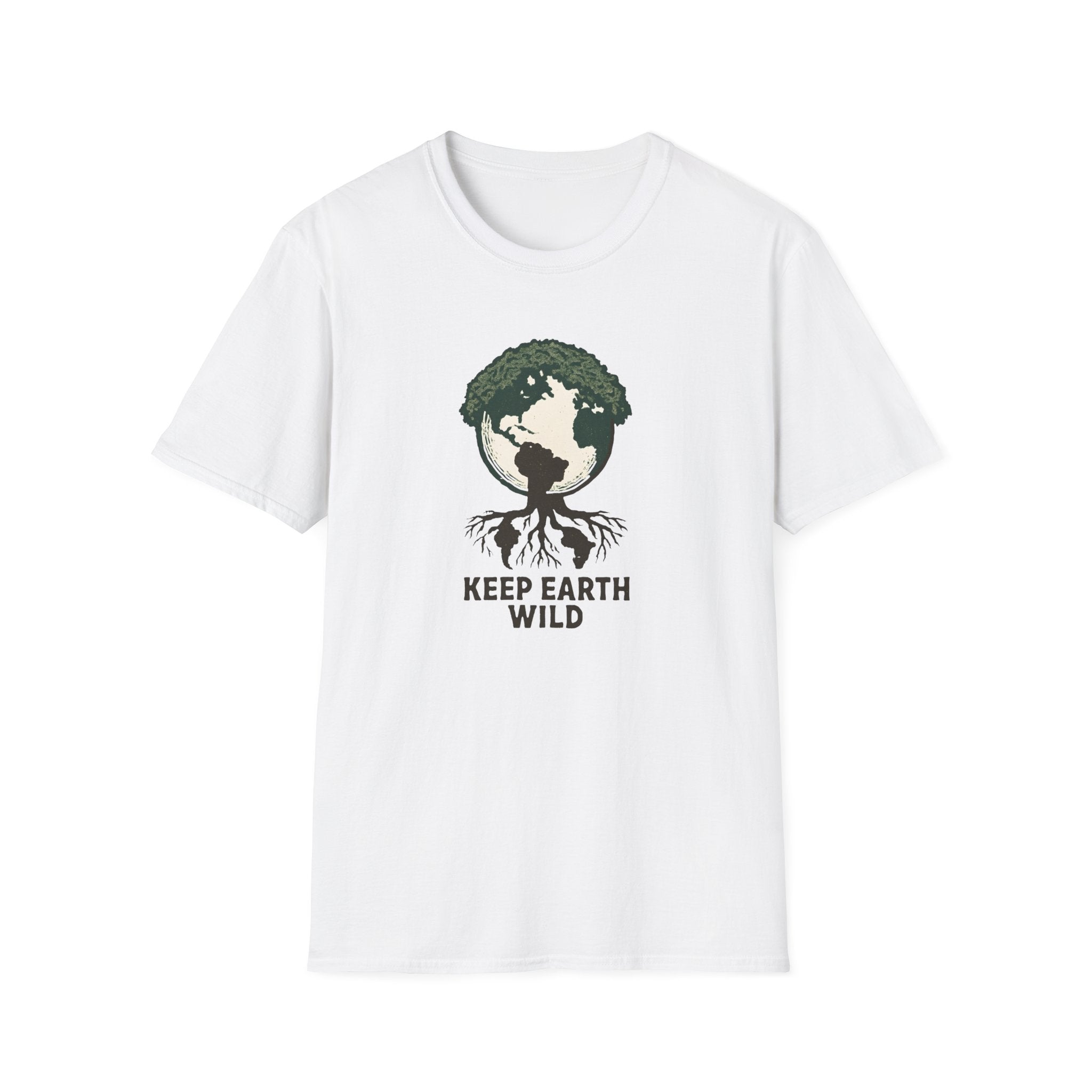 Keep Earth Wild T-Shirt | Eco Nature Conservation Tee