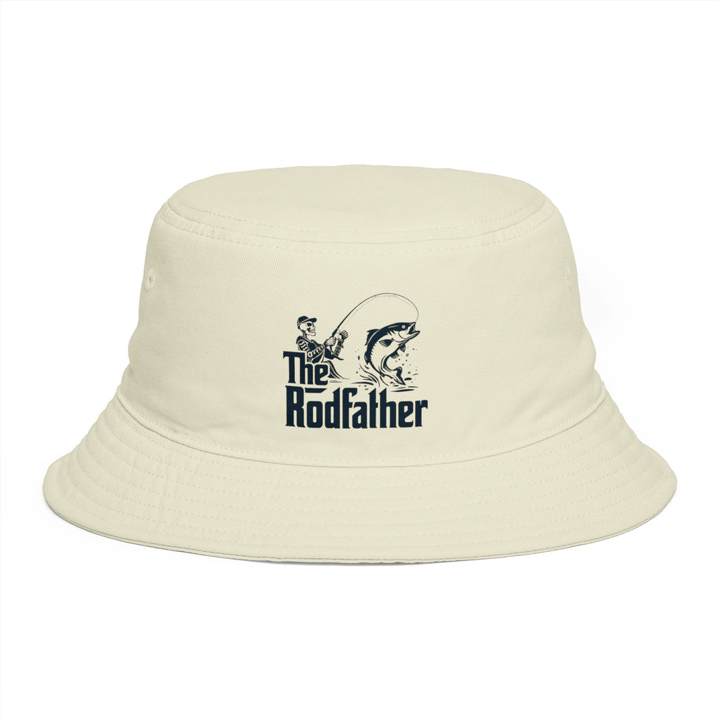 Bucket Hat | The Rodfather Vintage Fishing Logo Bucket Hat