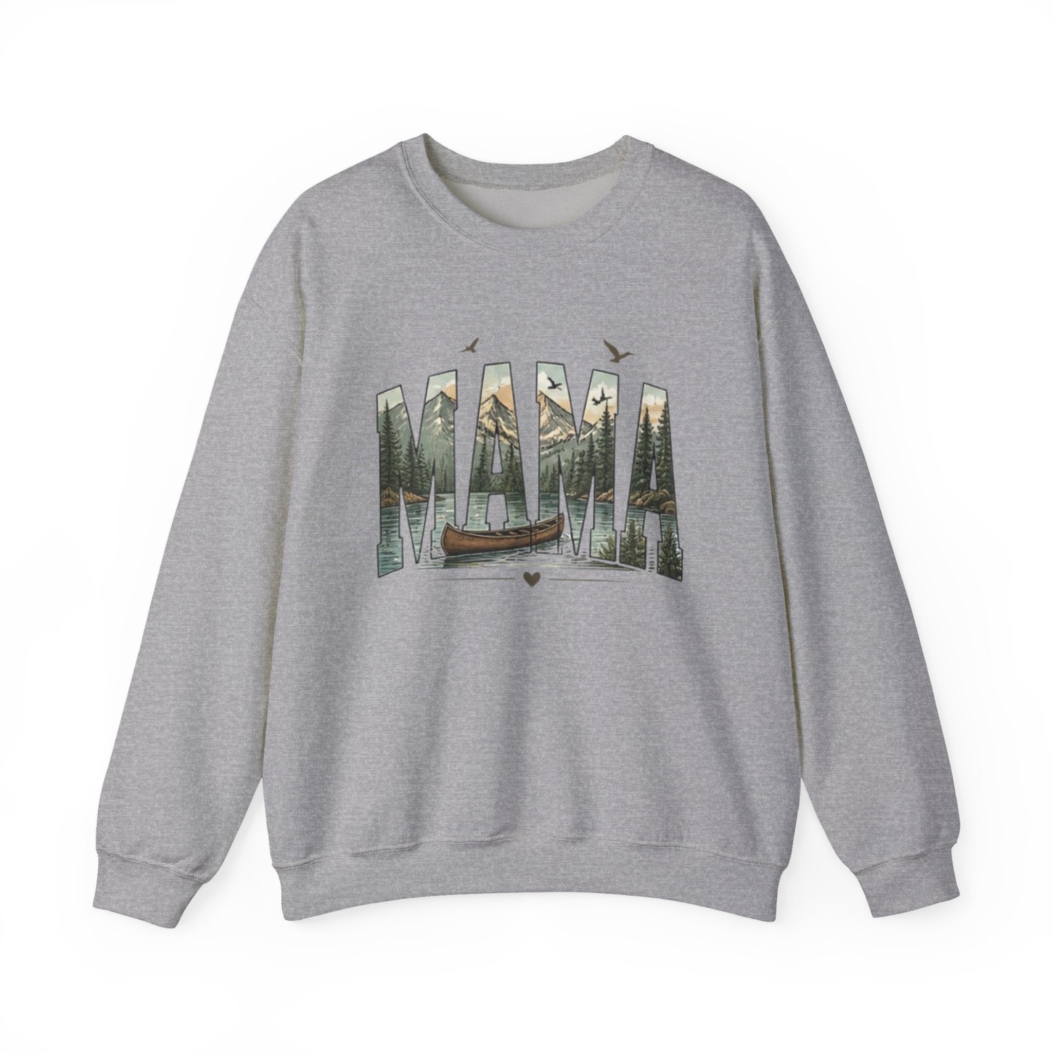 Mama Graphic Sweatshirt | Nature Canoe Design | Mothers Day Gift