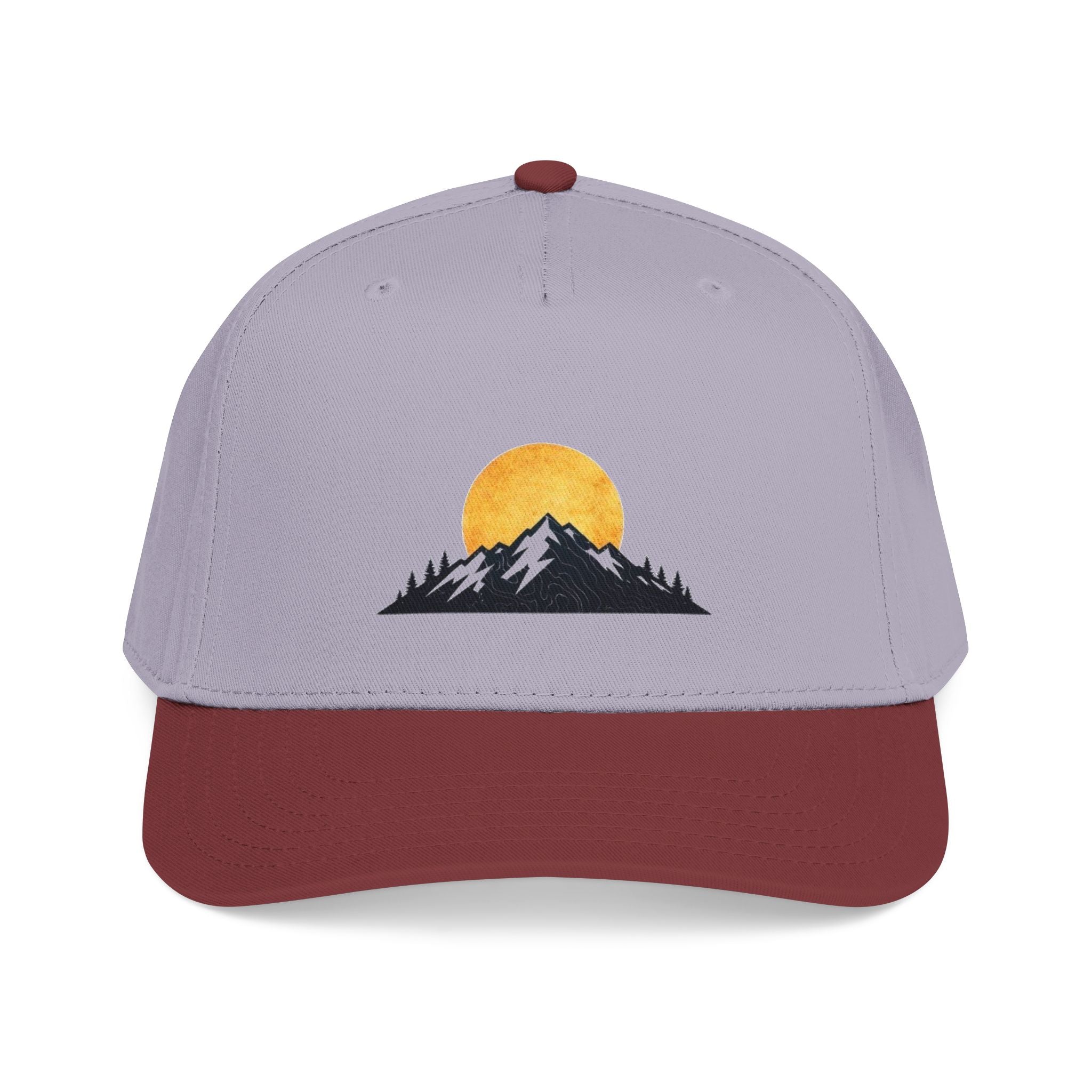 Mountain Landscape Baseball Cap | Rustic Outdoor Hiking Ball Cap