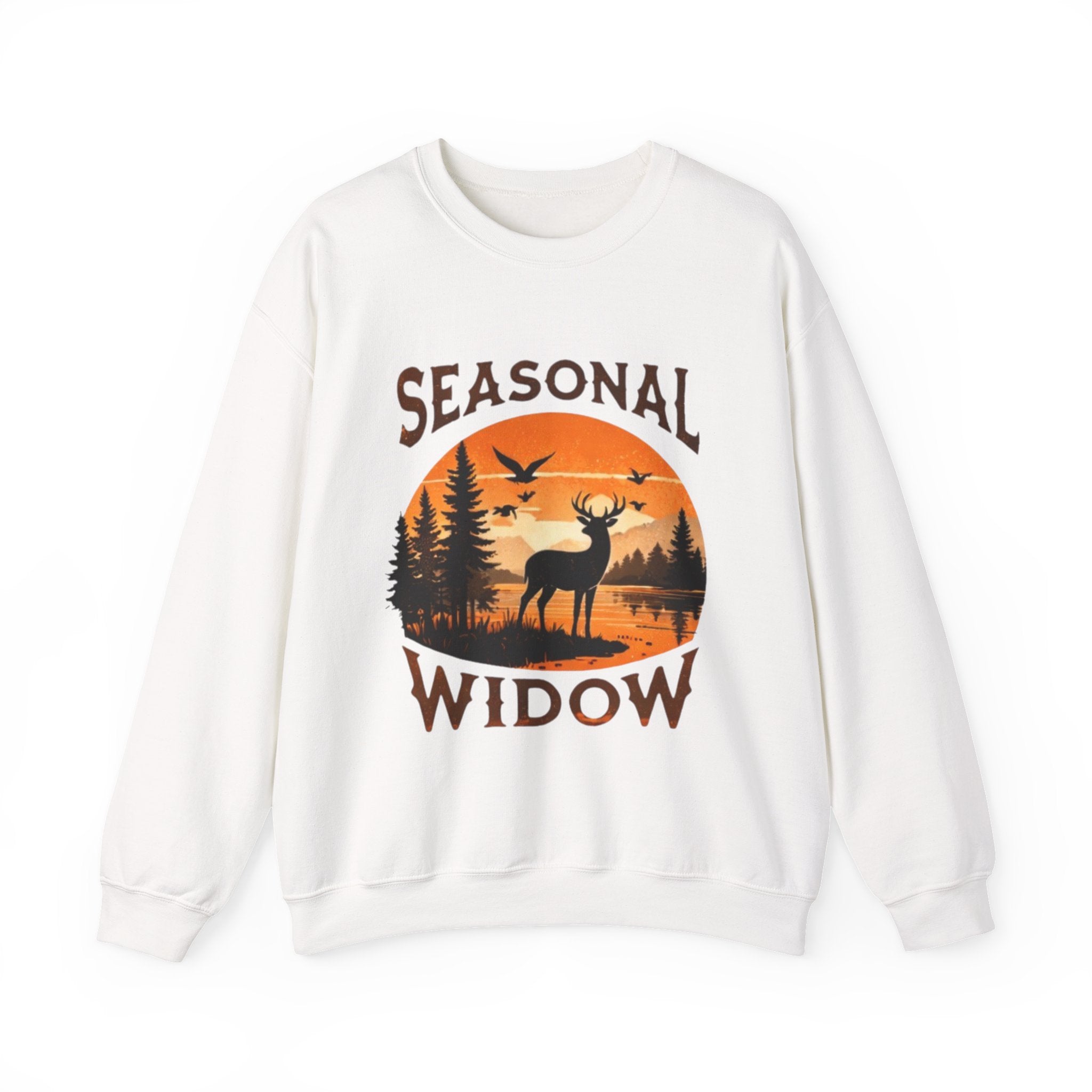 Sweatshirt | "Seasonal Widow" Deer Sunset Crewneck