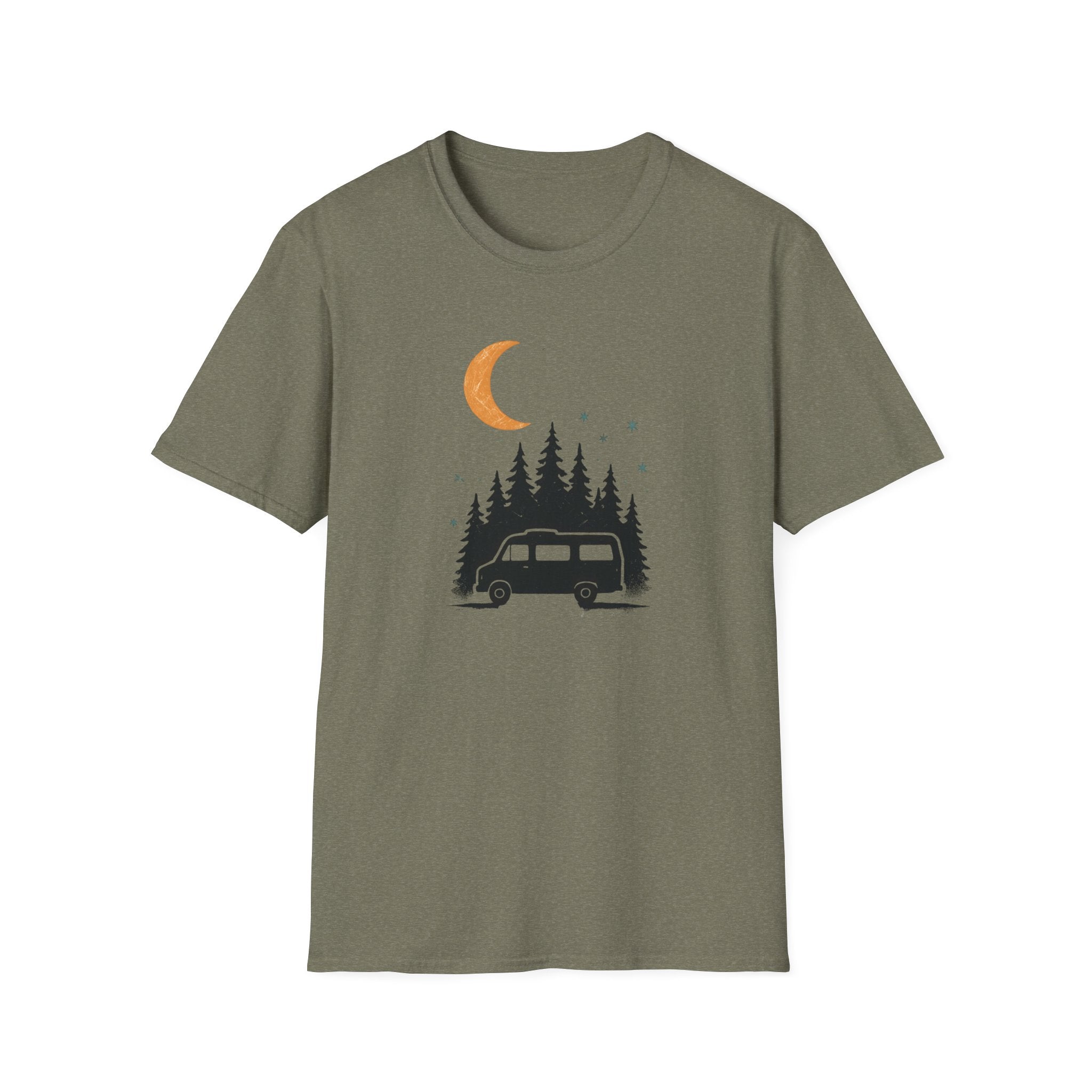 Moonlit Forest Camper T-Shirt | Moonlit Forest Camping Tee