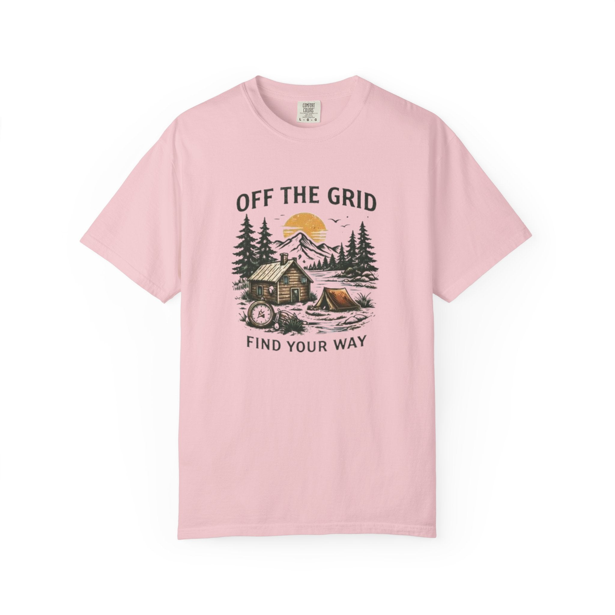 Off The Grid | Find Your Way Camping T-Shirt