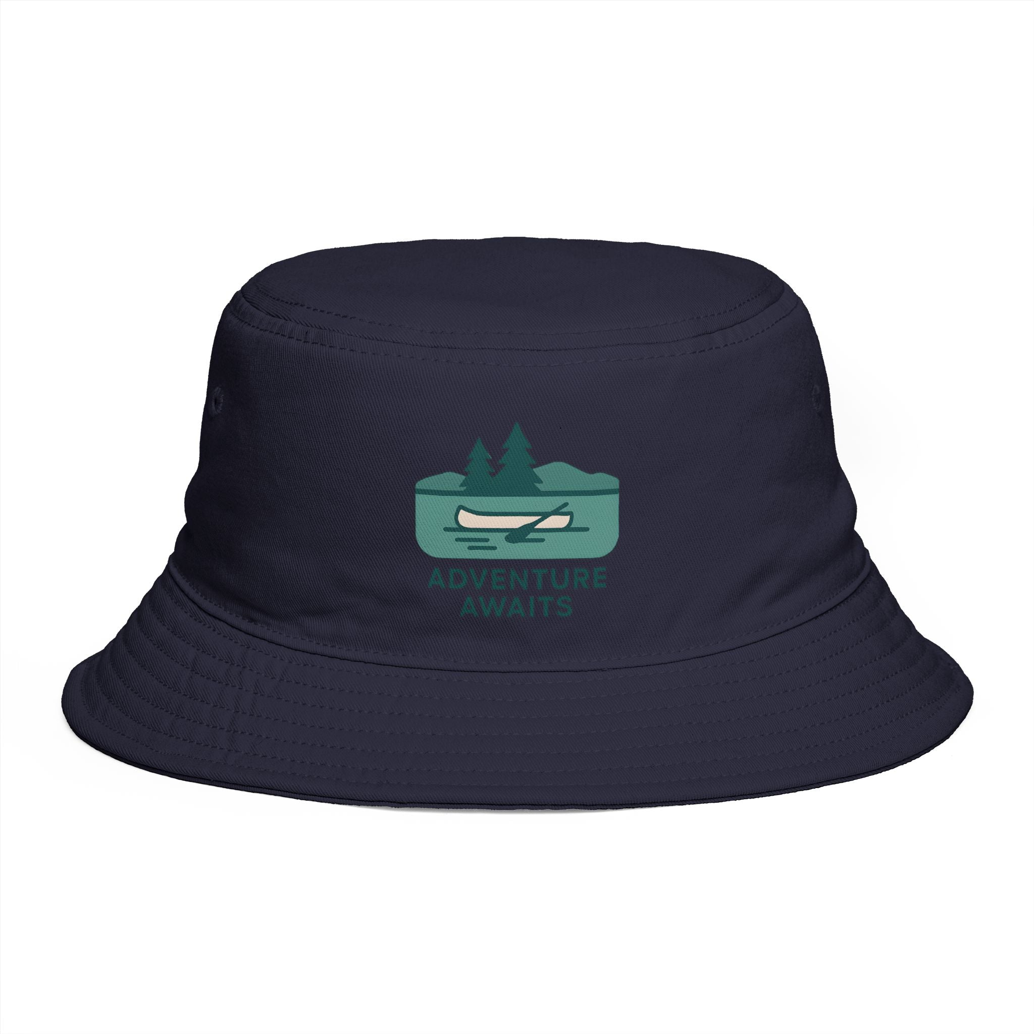 Adventure Awaits Bucket Hat | Canoe & Lake Outdoor Travel Hat