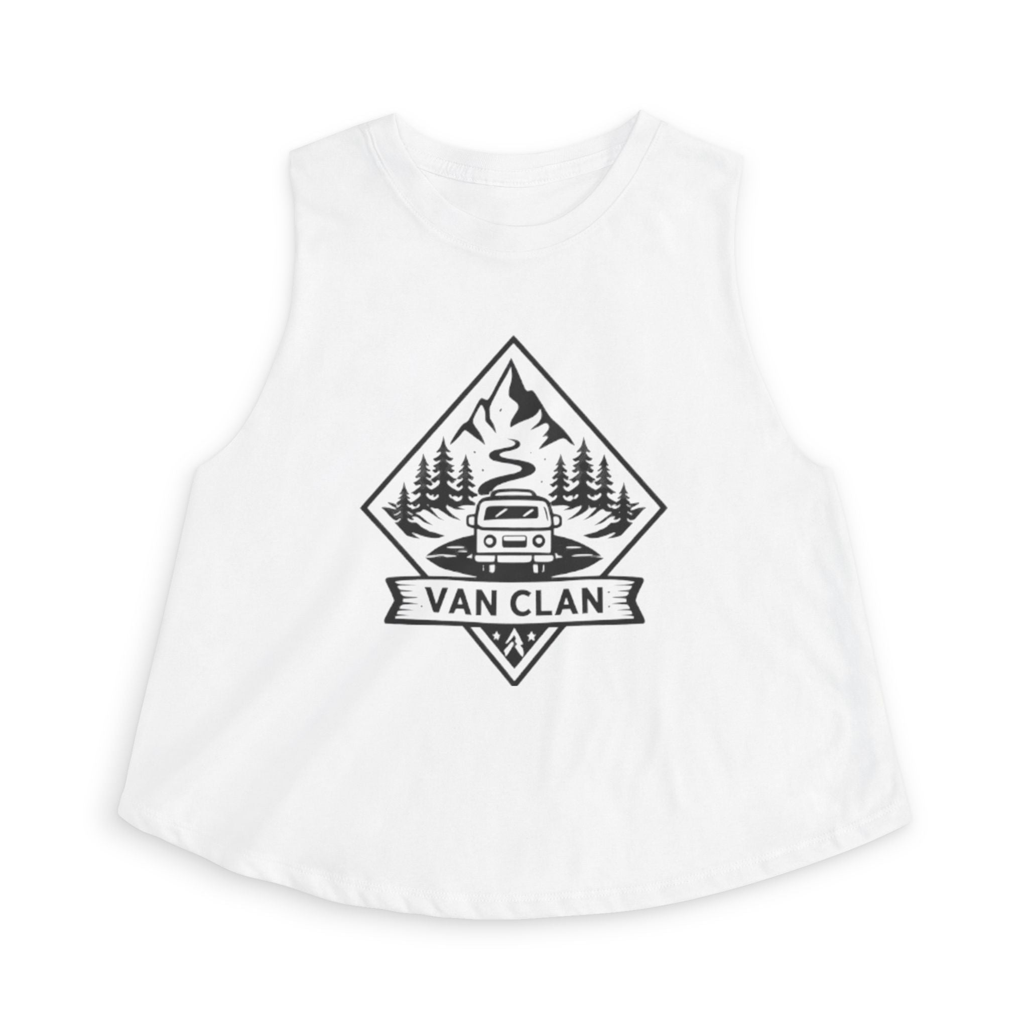 Van Clan Camping Crop Top | Outdoorsy Women’s Adventure Tee