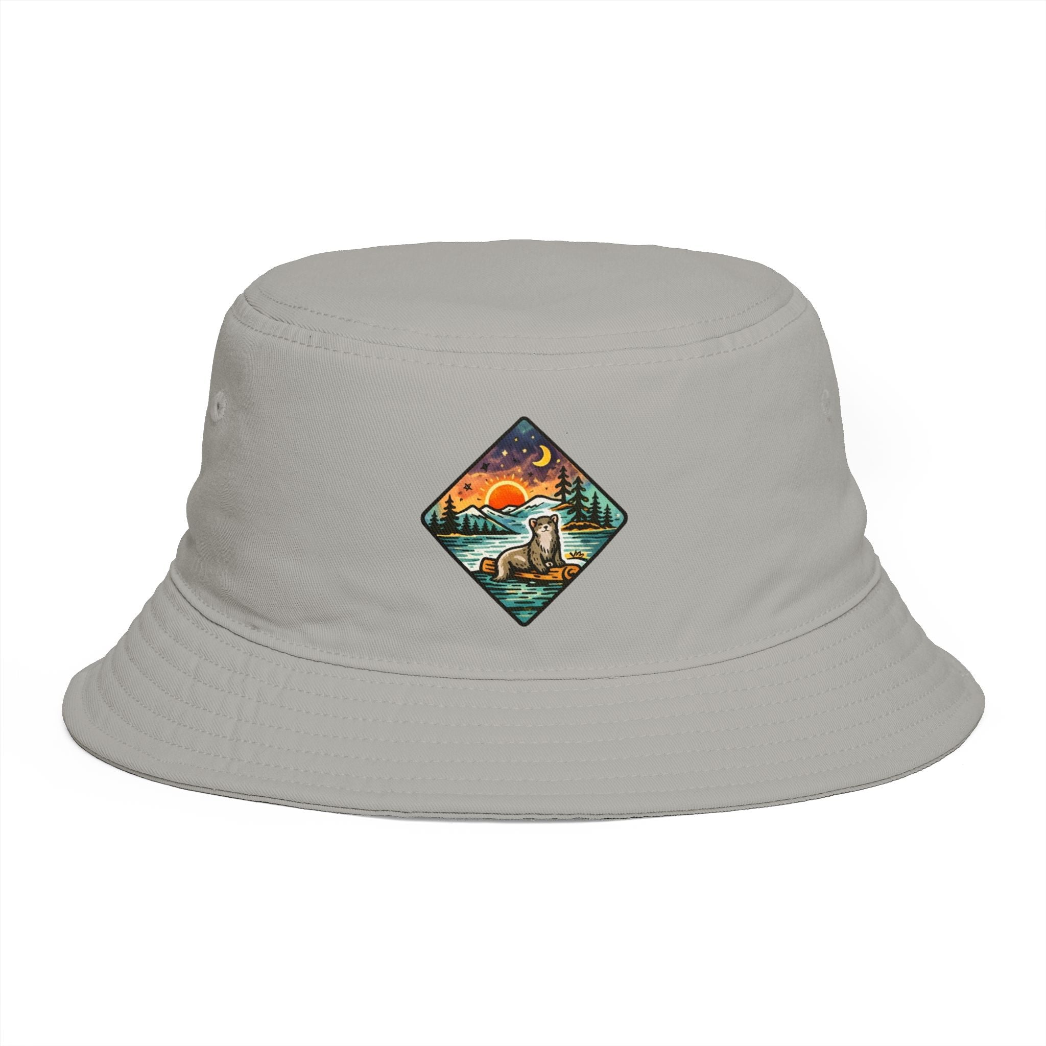 Galaxy Otter Bucket Hat | Space Otter Print Bucket Hat