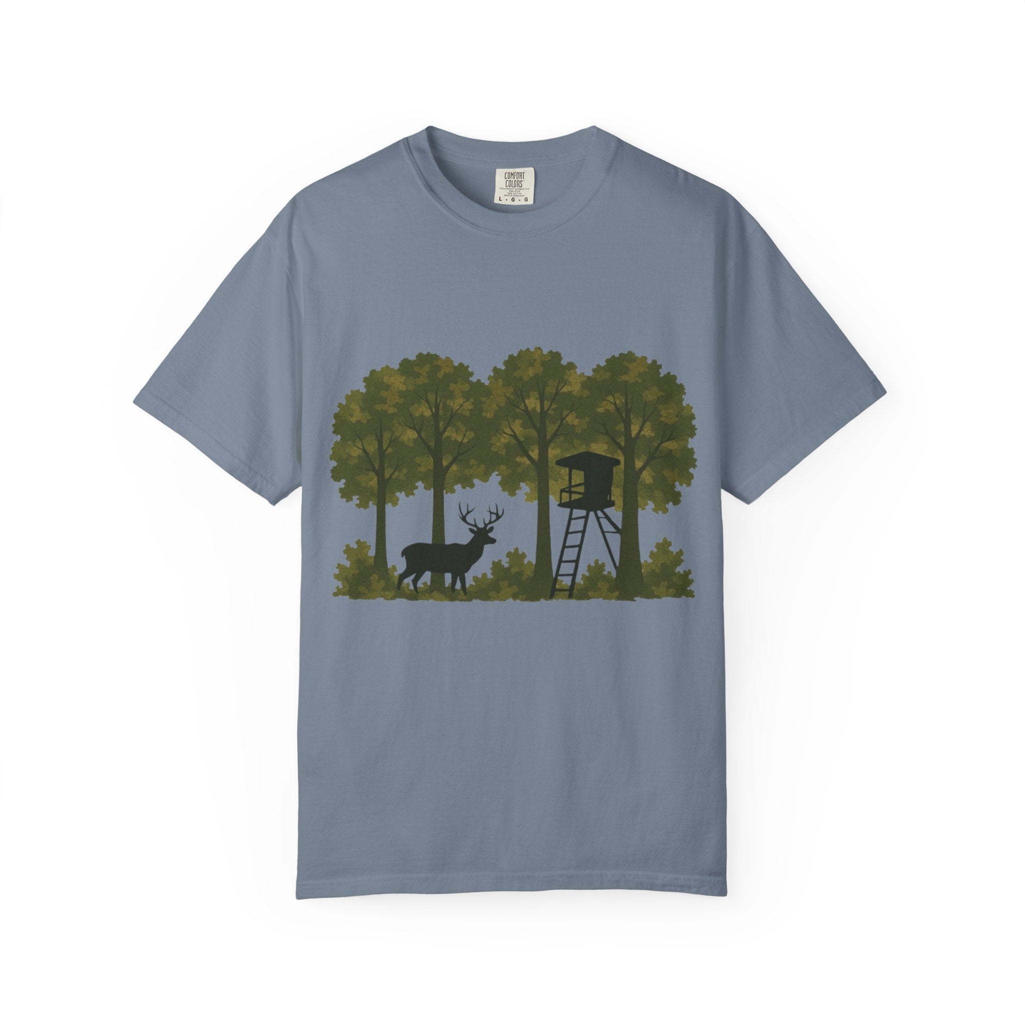 Deer Stand Forest T-Shirt | Hunting Silhouette Tee