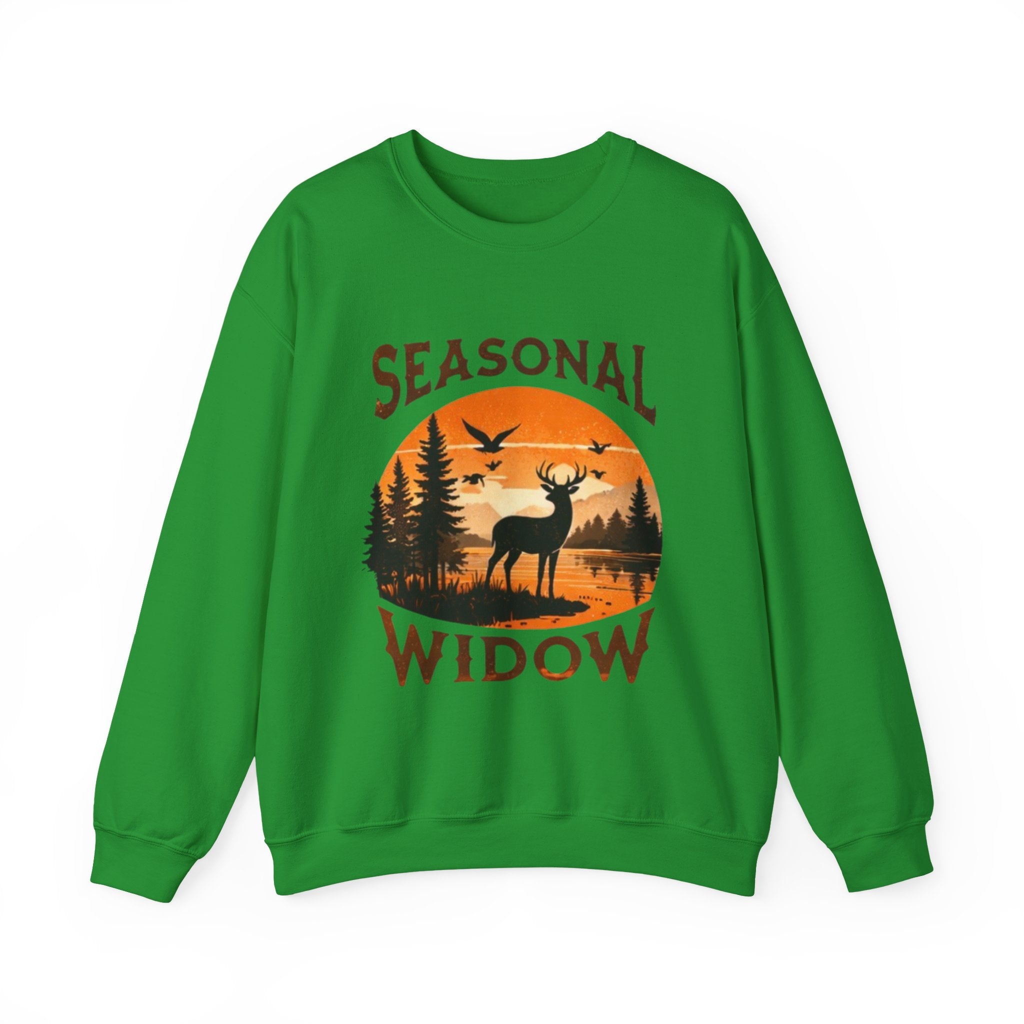 Sweatshirt | "Seasonal Widow" Deer Sunset Crewneck