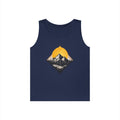 Mountain Explorer Tank Top | Retro Sunset Mountain Graphic