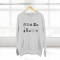 Minimalist Camping Essentials Hoodie | Three-Panel Fleece
