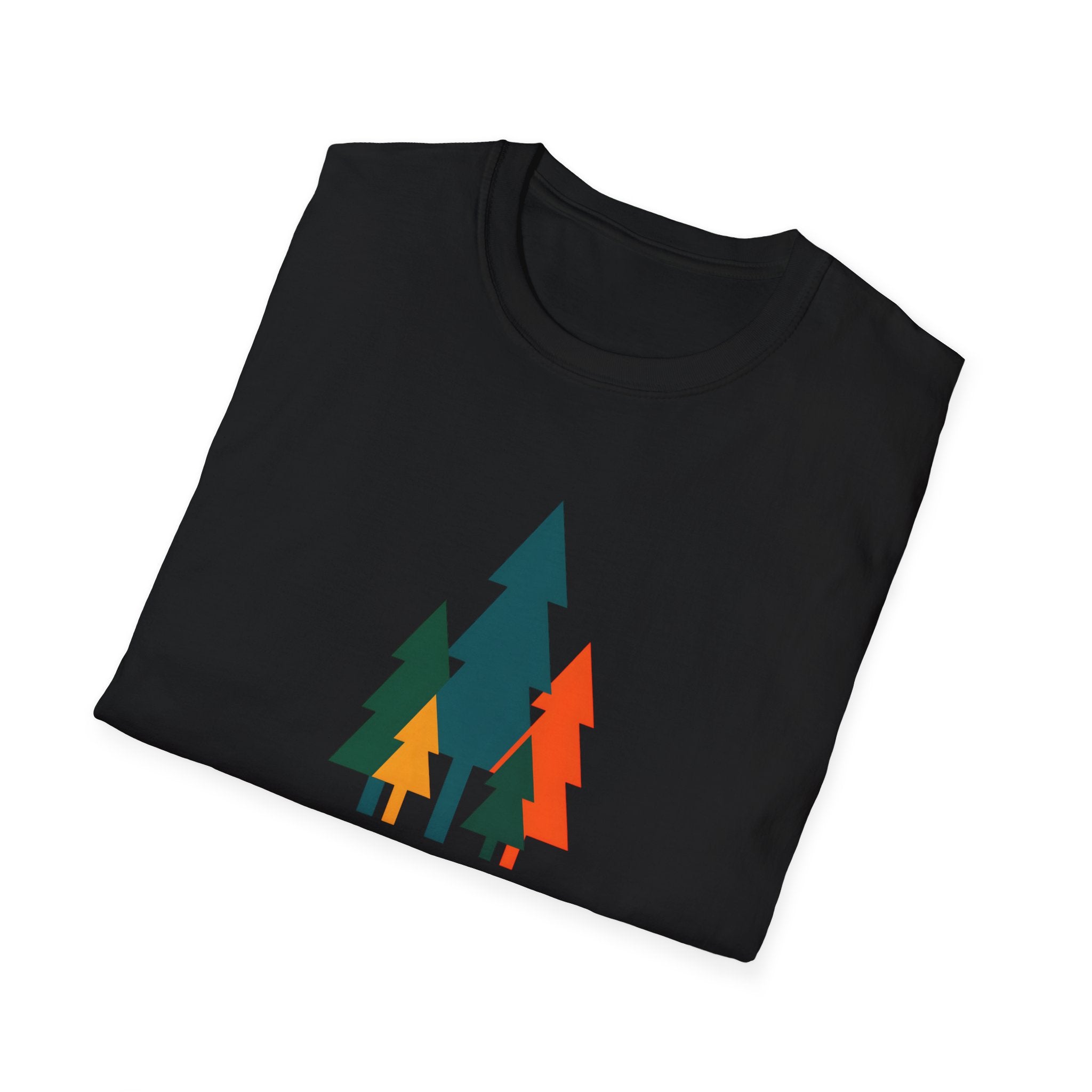 Colorful Pine Trees T-Shirt | Vibrant Forest Graphic Tee