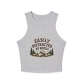 Easily Distracted by Rocks Racer Tank Top