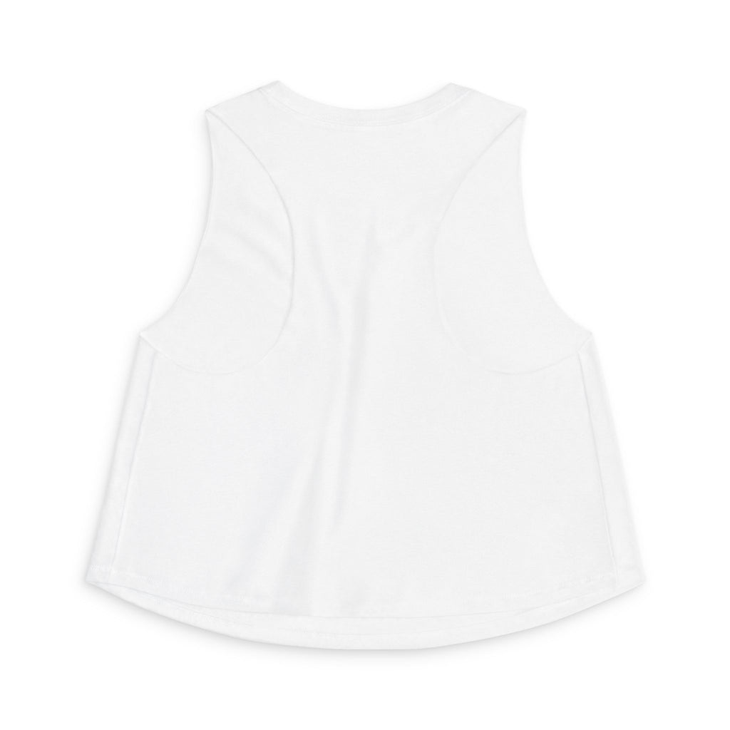 Camping Coffee Crop Tank | "Camp. Coffee. Repeat" Graphic Women's Top