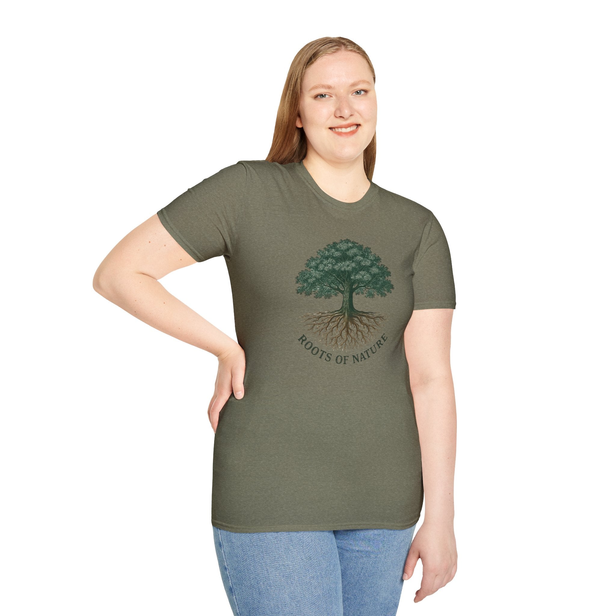 Tree with Exposed Roots T-Shirt | Nature Roots Graphic Tee