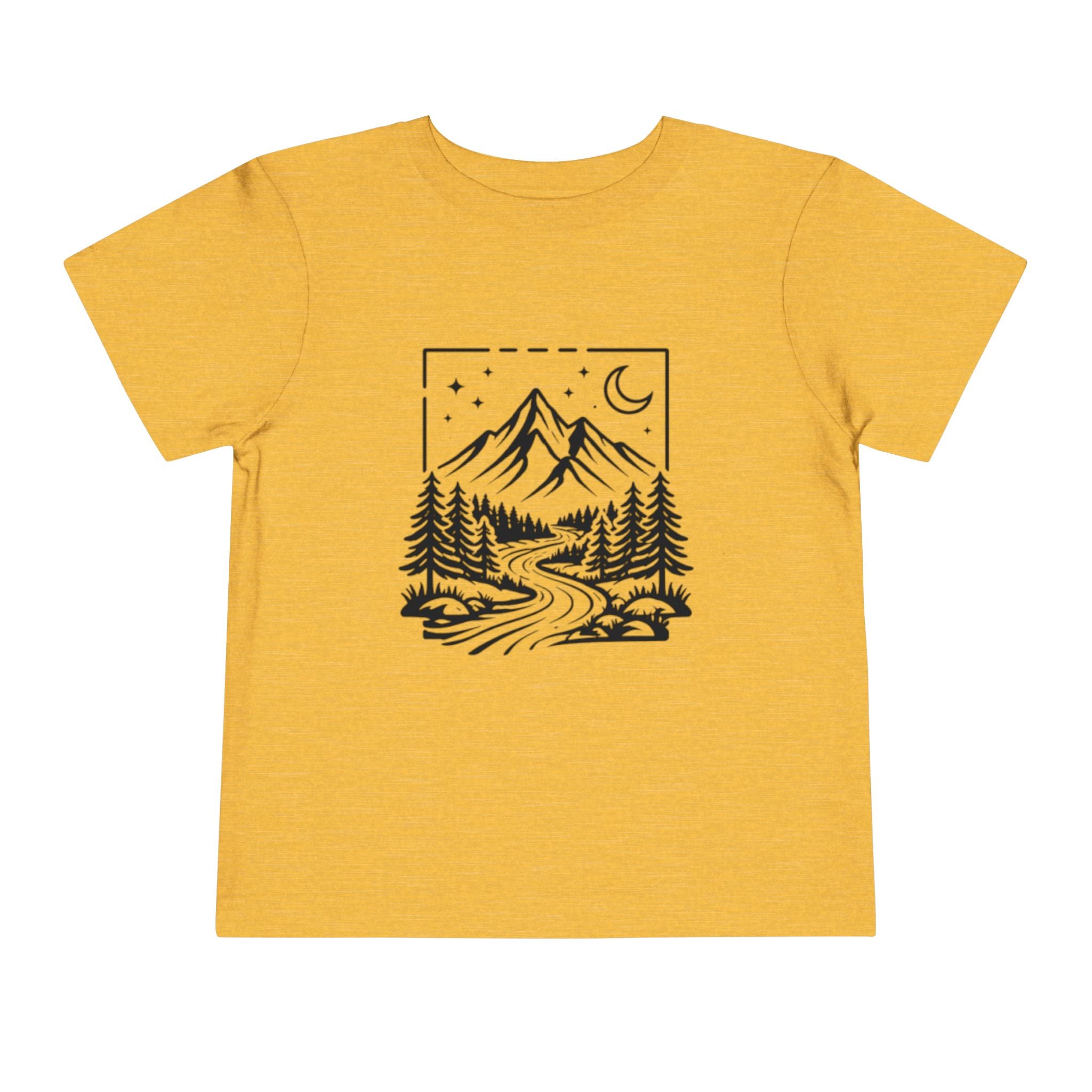 Toddler Tee | Moonlit Mountain Adventure Graphic