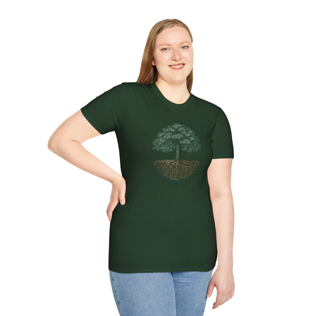 Tree with Exposed Roots T-Shirt | Nature Roots Graphic Tee