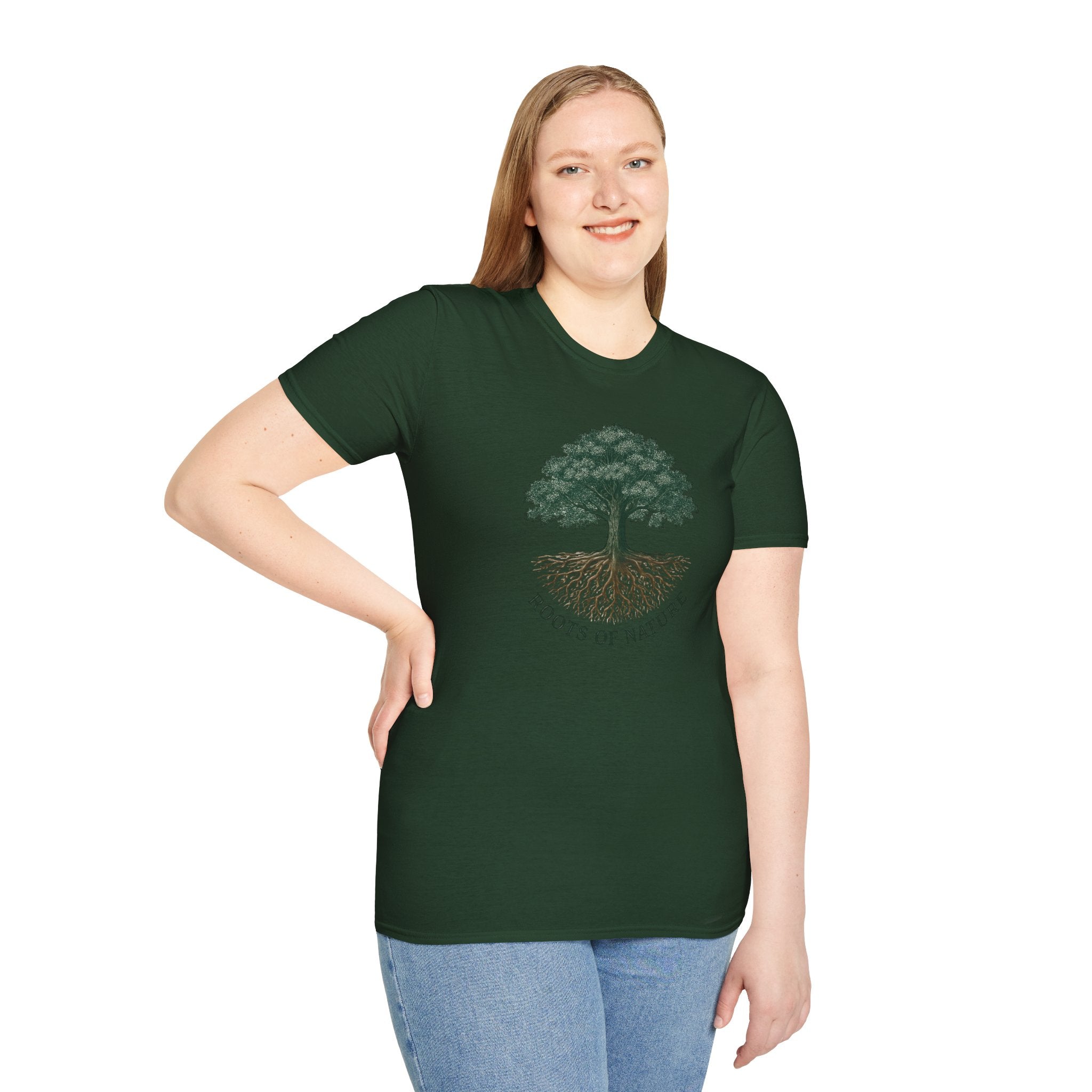 Tree with Exposed Roots T-Shirt | Nature Roots Graphic Tee