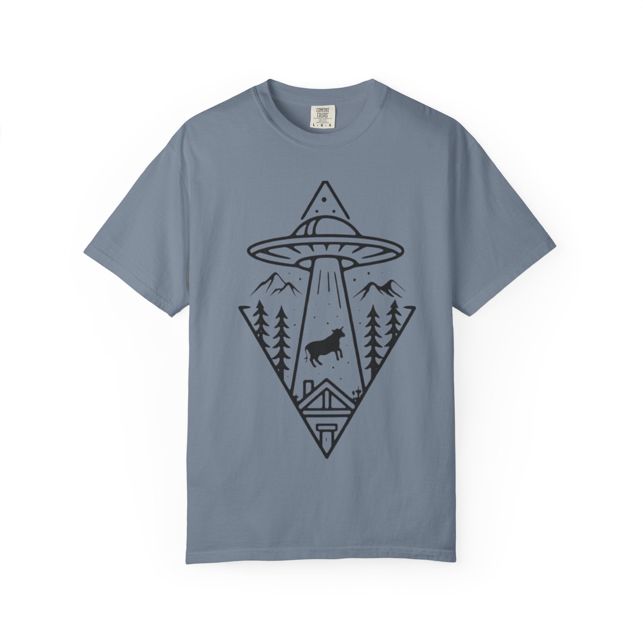Cow UFO T-Shirt | Alien Abduction Graphic Tee