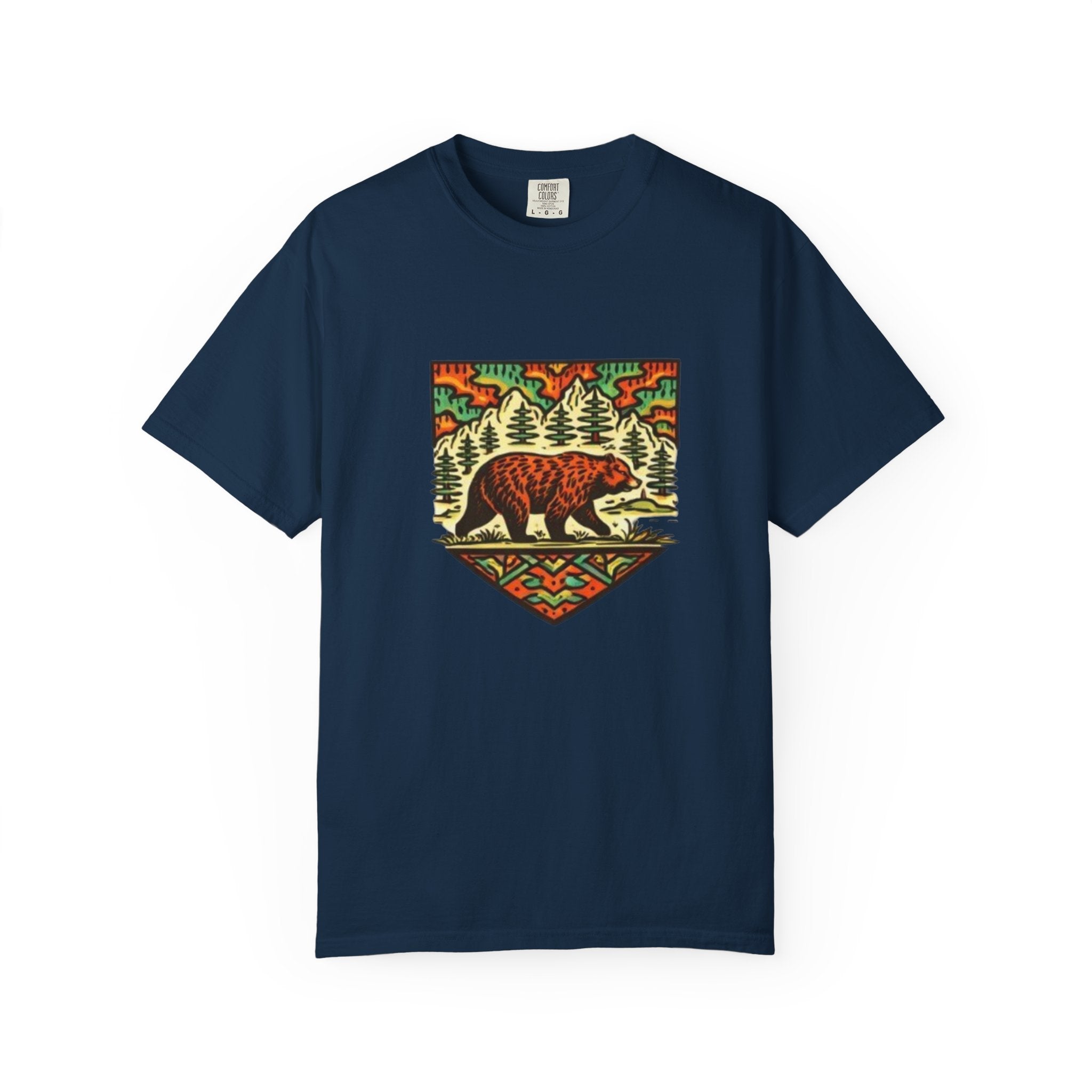 Bear Crest T-Shirt | Vintage Forest Adventure Graphic