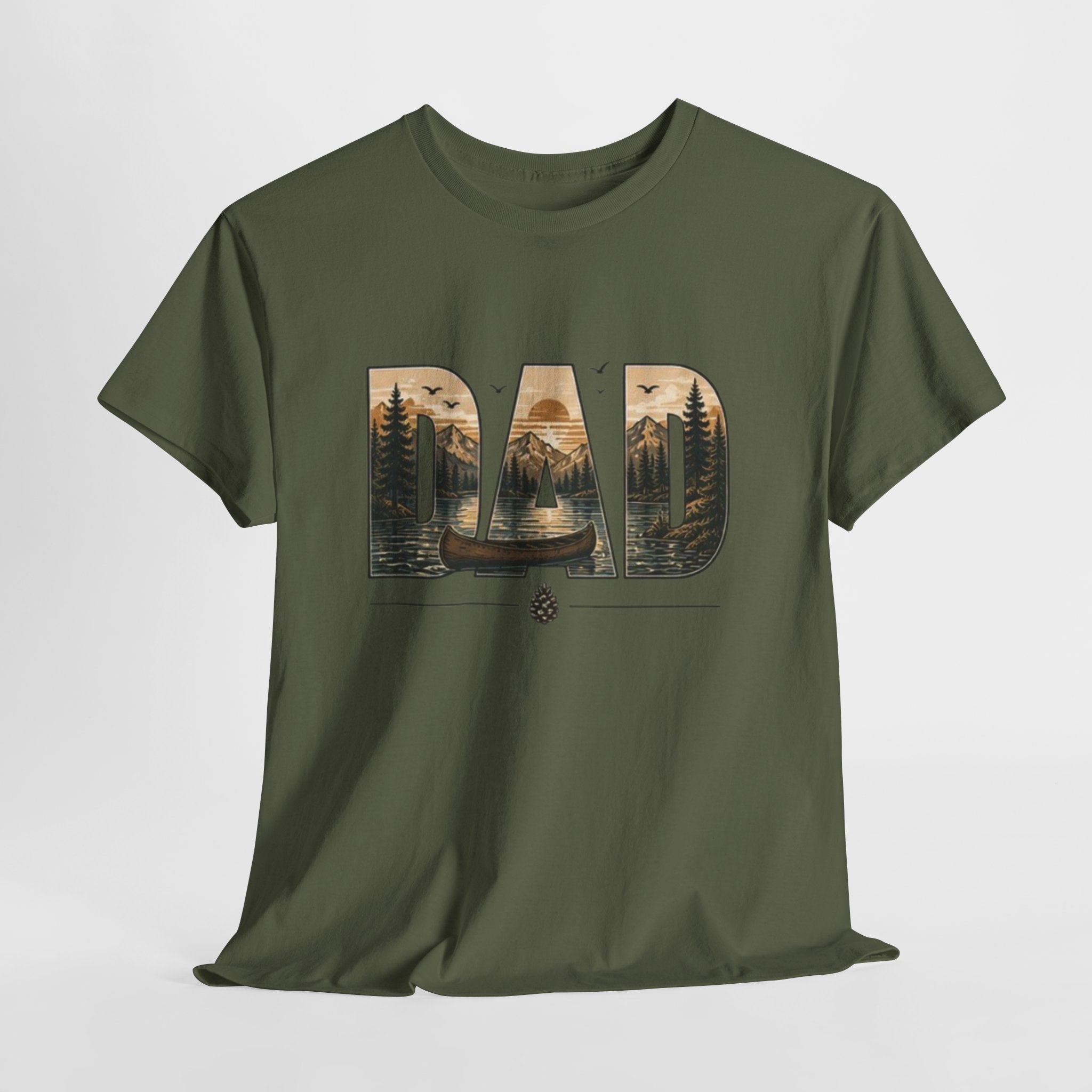 Canoeing Landscape Tee | Gift for Outdoorsman |Gift for Dad